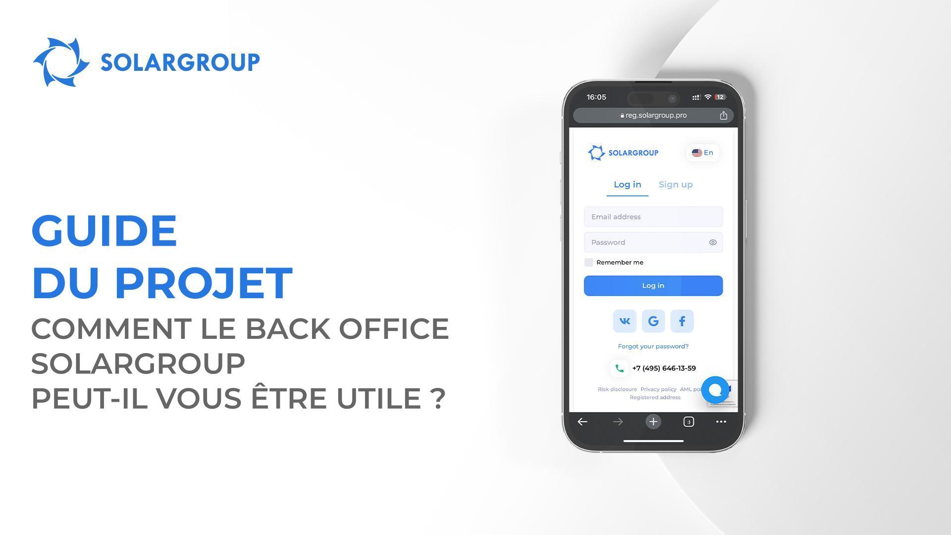 Guide du projet : comment le back office SOLARGROUP peut-il vous être utile ?
