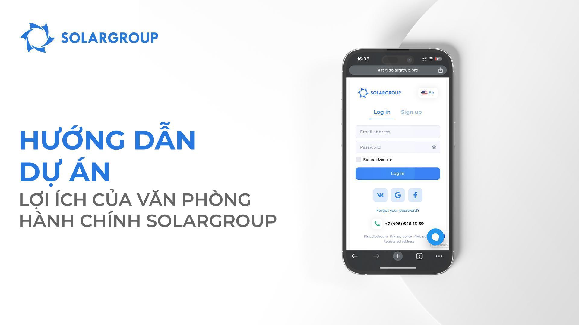 Hướng dẫn dự án: Lợi ích của văn phòng hành chính SOLARGROUP