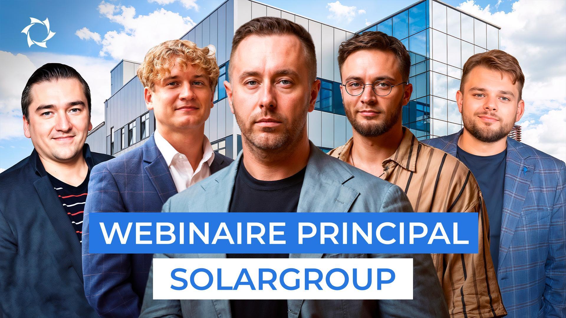 Nouvelles de SOLARGROUP : résultats, stratégie, changement d'étape | Diffusion en direct