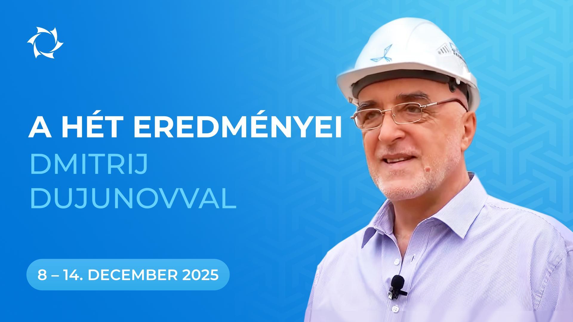 Heti összefoglaló a "Duyunov Motorok" projektben