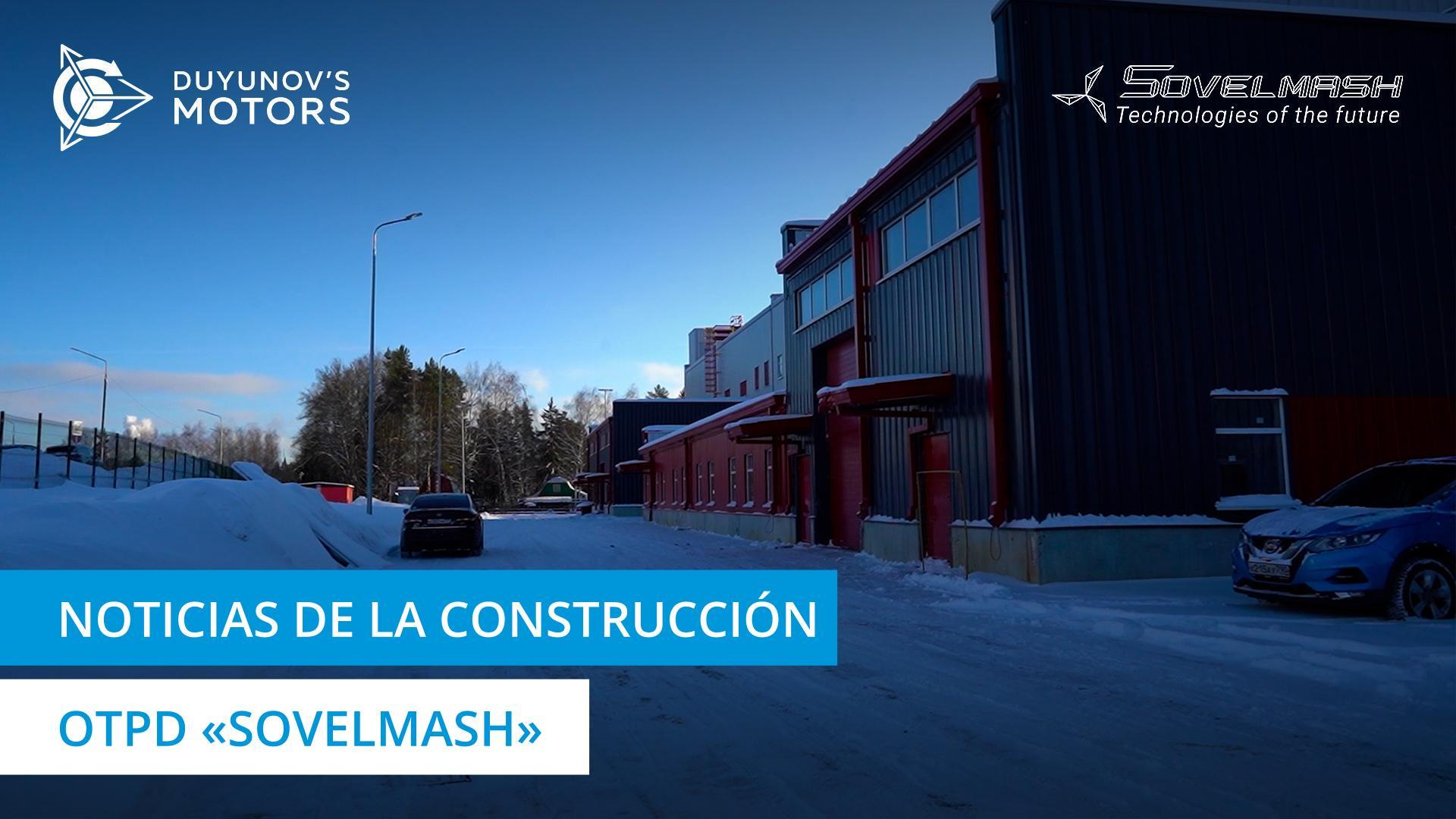 Días laborables y festivos en el emplazamiento de obra de "Sovelmash"
