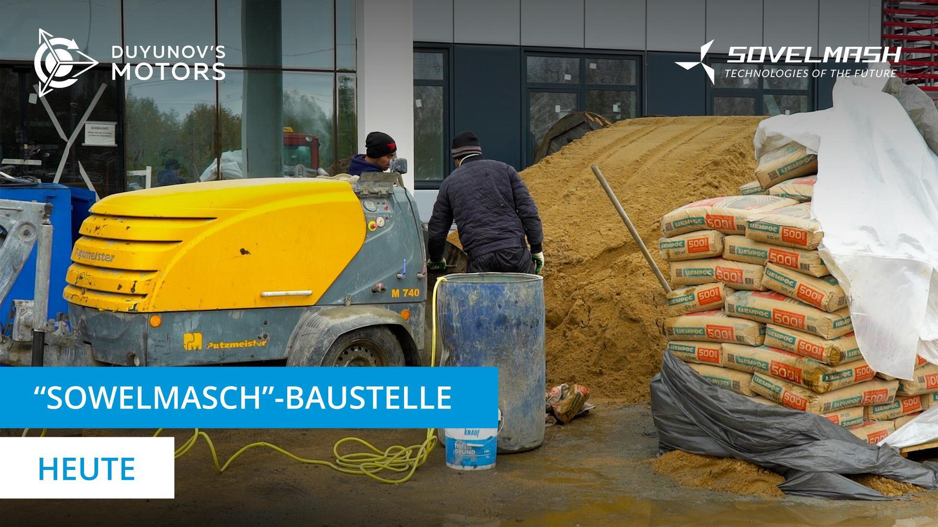 "Sowelmasch" heute: Innenausbau und Außenarbeiten