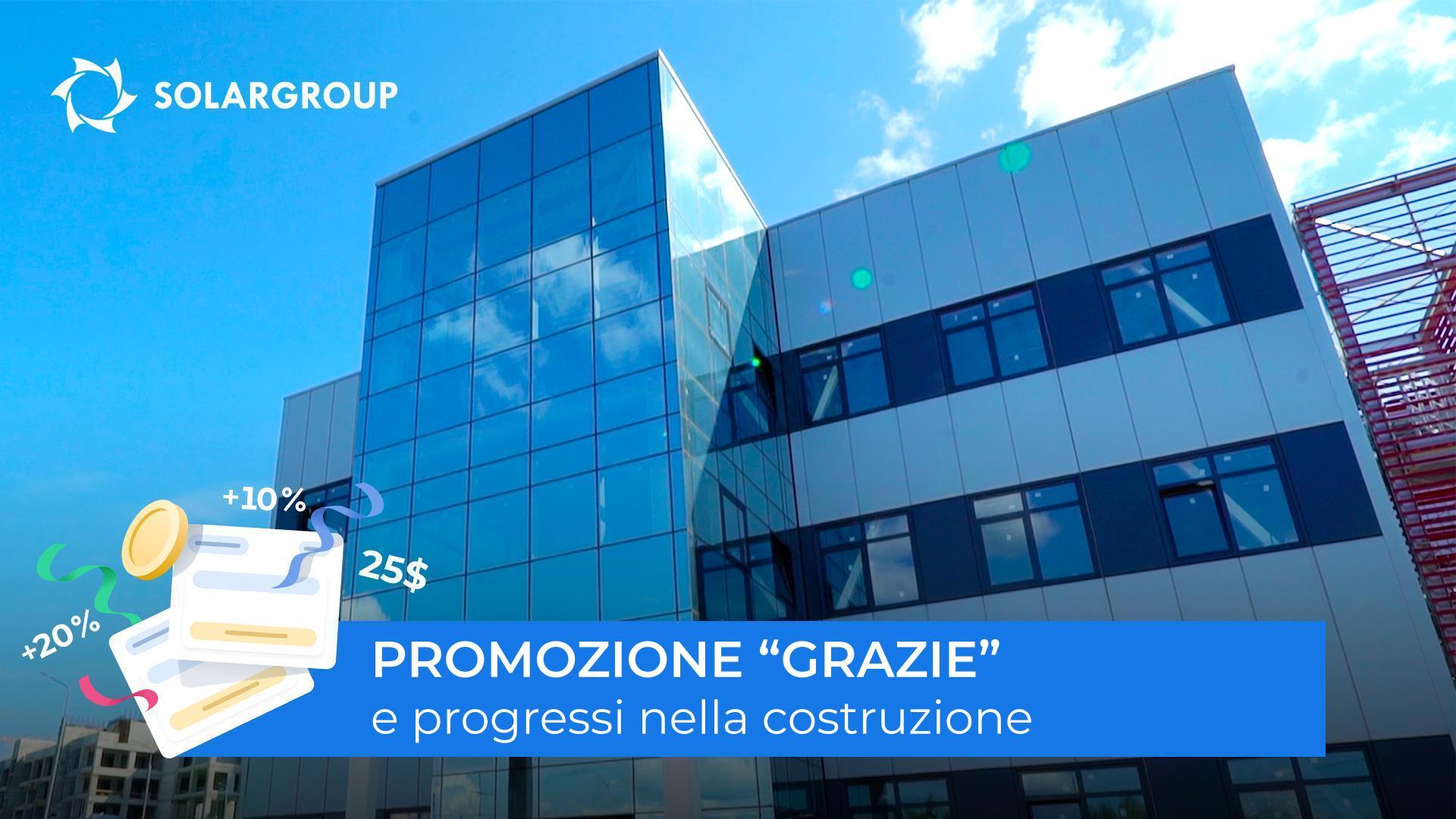 Come la promozione "Grazie" supporta i lavori di costruzione