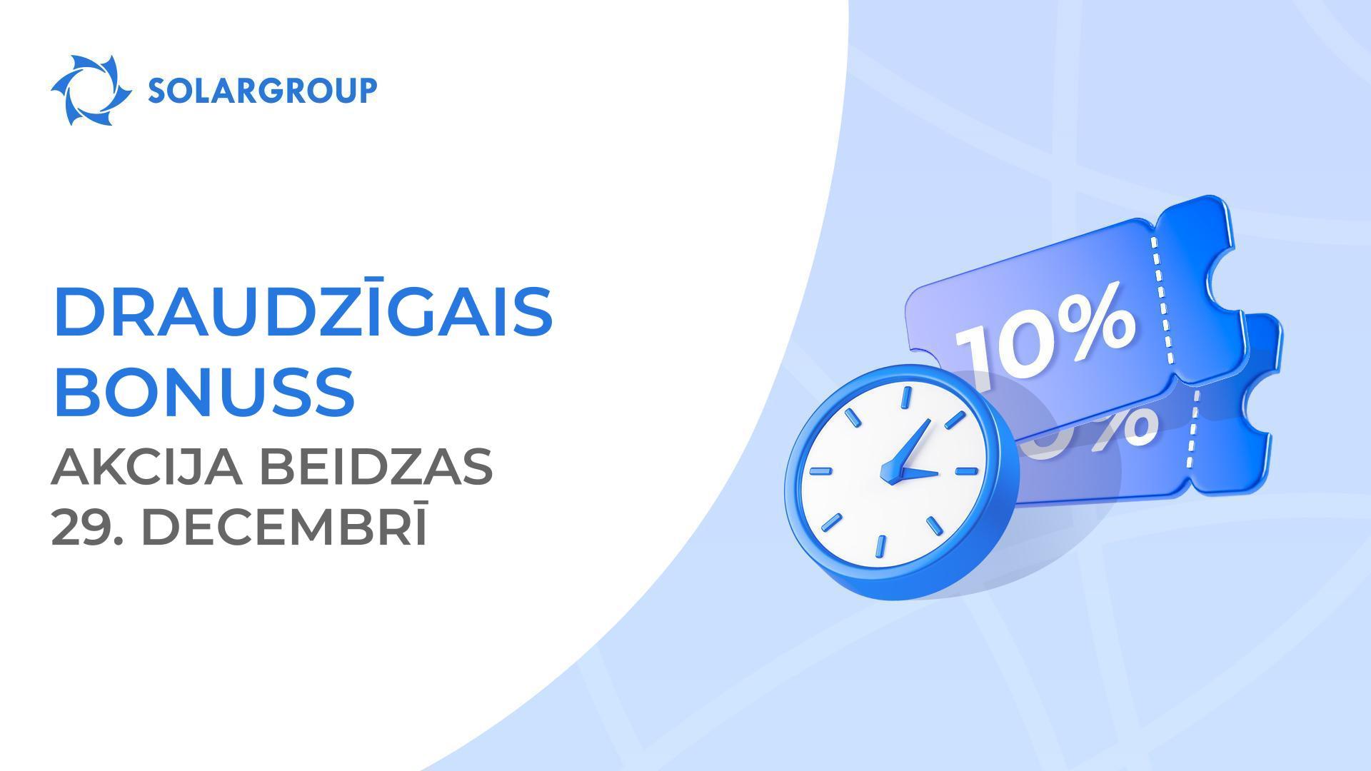 Paspējiet saņemt promokodus +10% daļām!