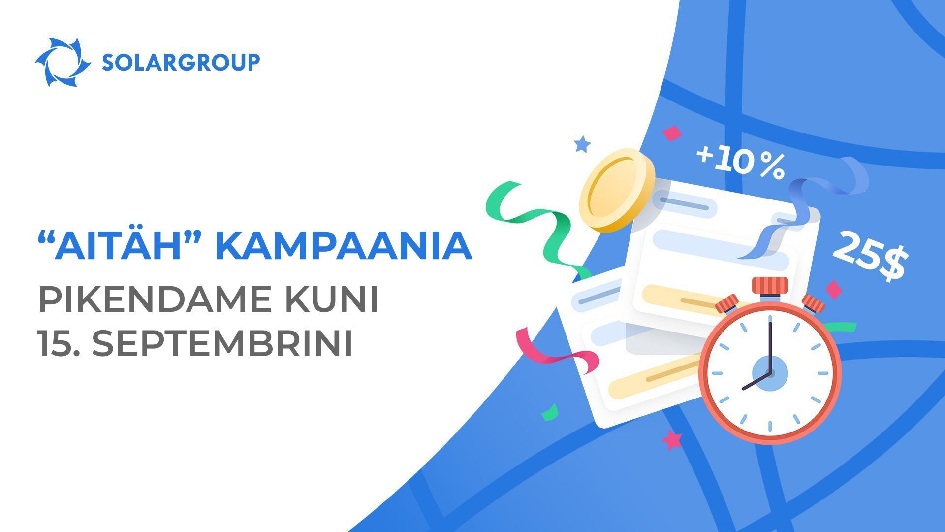 "Aitäh" kampaania pikendamine