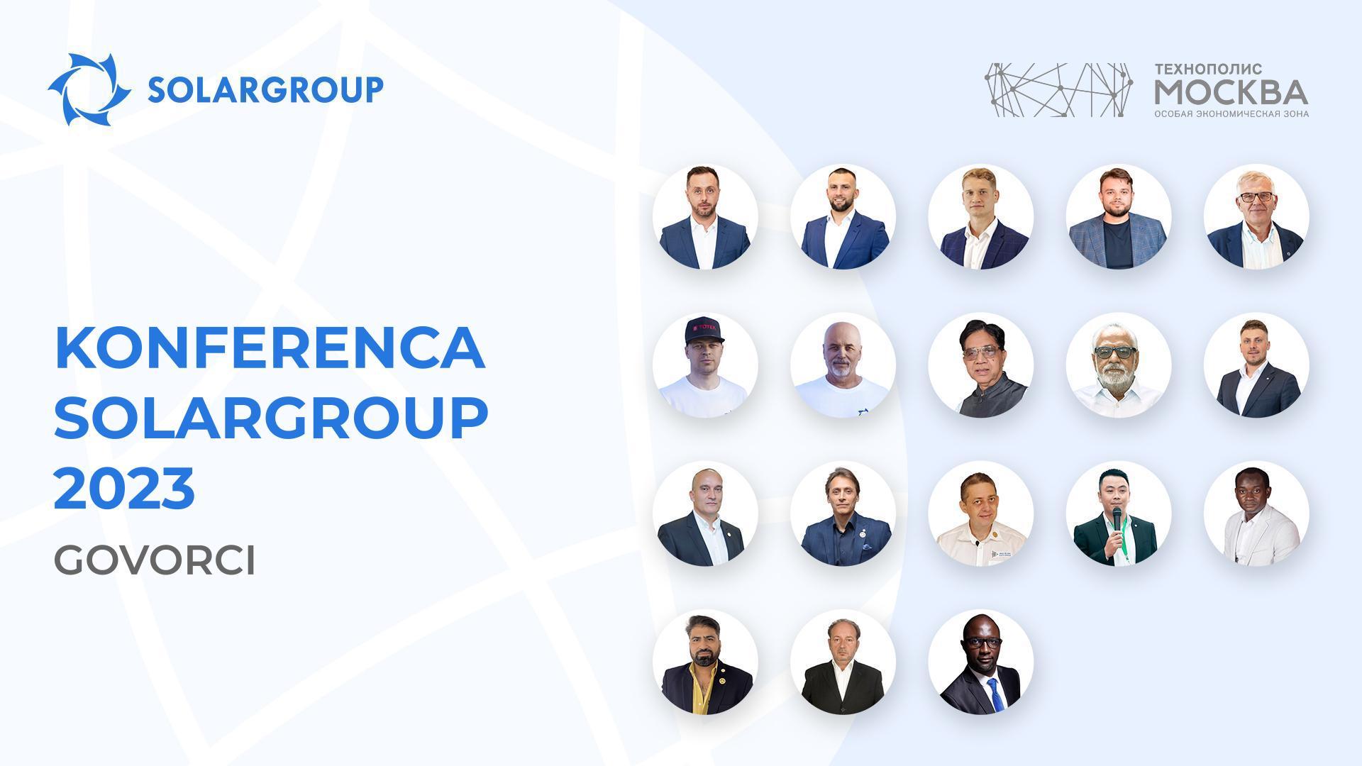 Kdo bo govoril na mednarodni konferenci SOLARGROUP v Moskvi