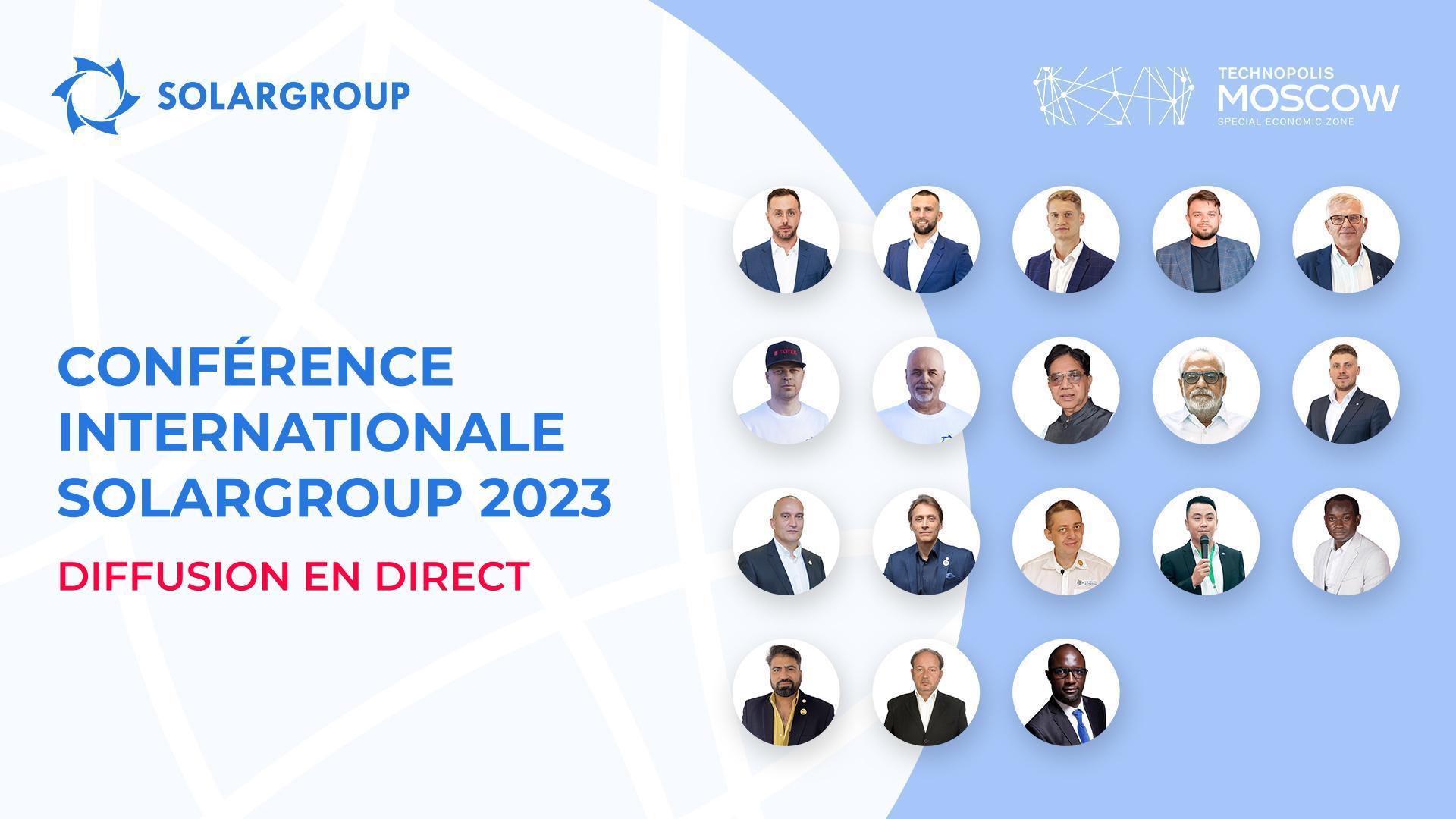 Conférence internationale SOLARGROUP 2023 à Moscou | Diffusion en direct