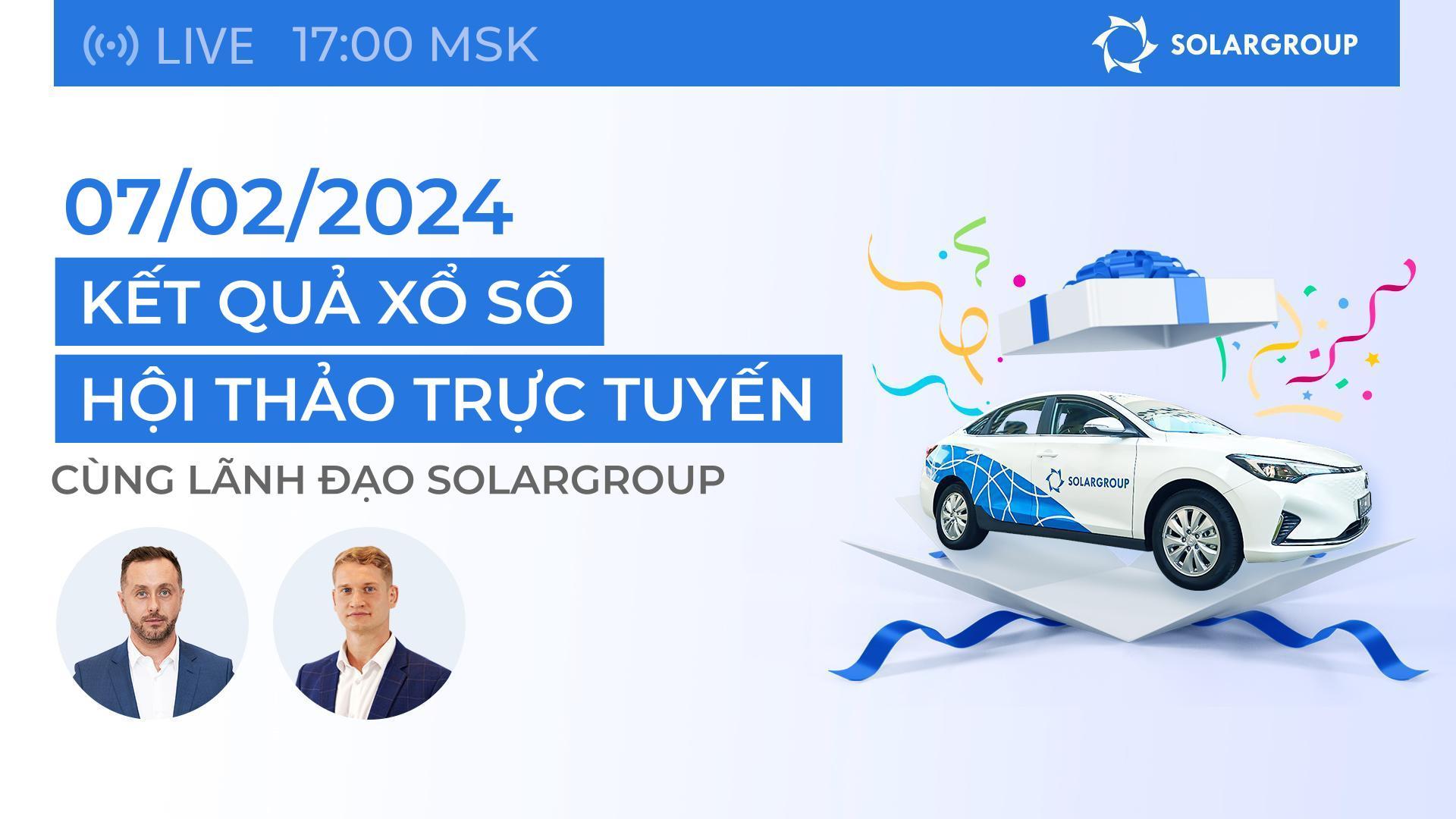 Truyền hình trực tiếp kết quả xổ số với các lãnh đạo hàng đầu