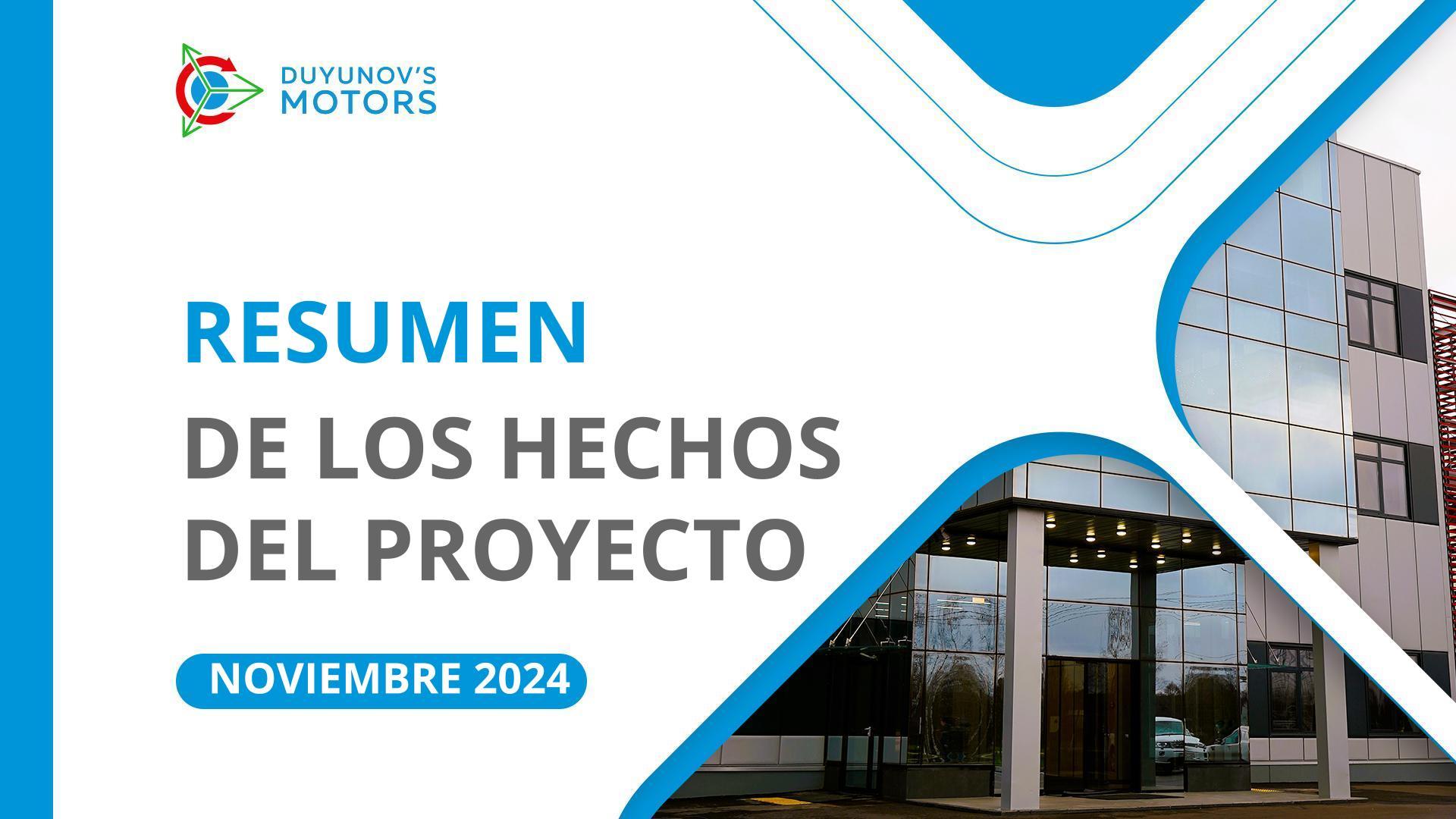 Hechos clave de SOLARGROUP y "Sovelmash" en noviembre