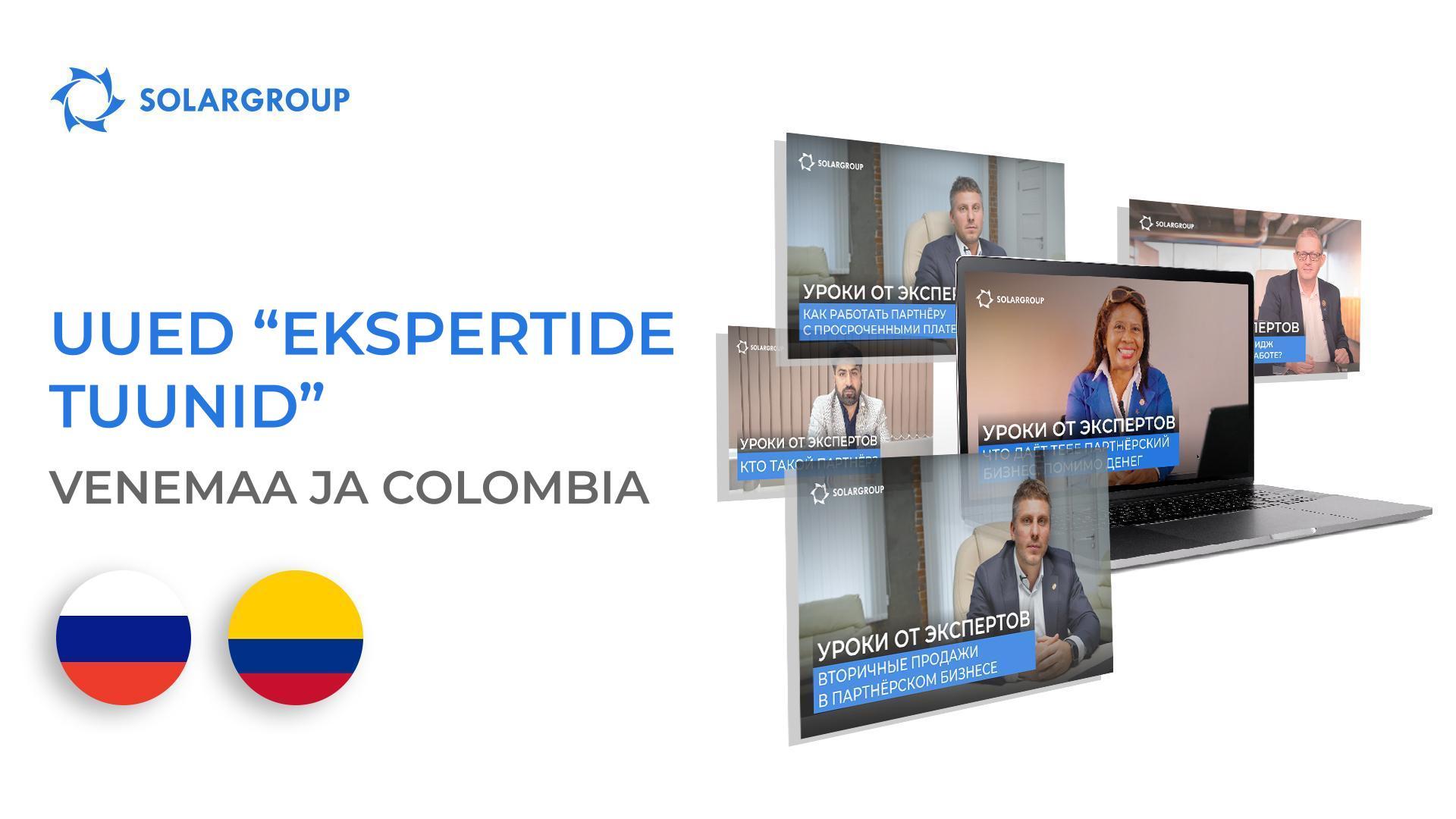 Uued "Ekspertide tunnid": Venemaa ja Colombia