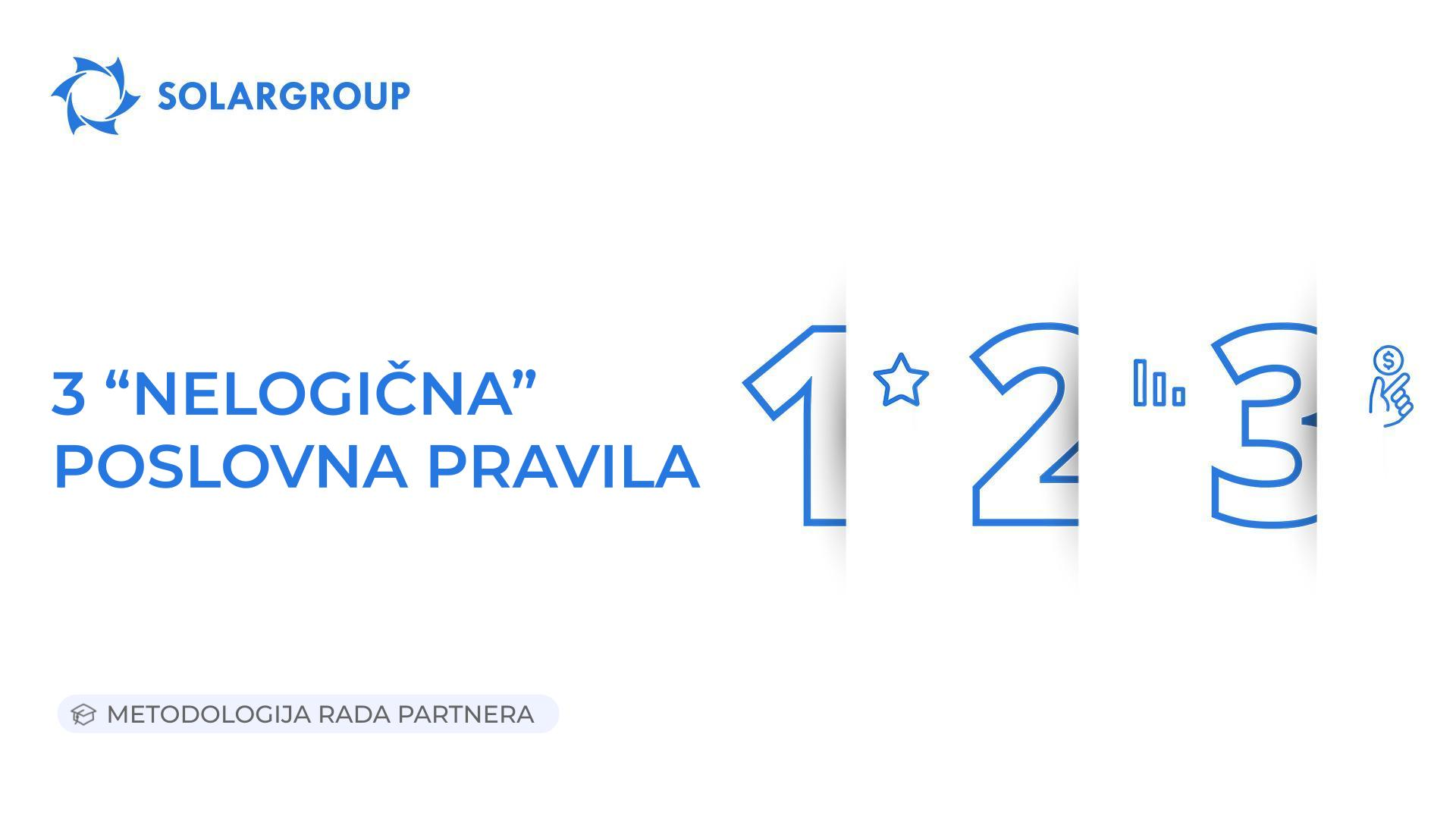 3 "nelogična" poslovna pravila | Metodologija rada partnera
