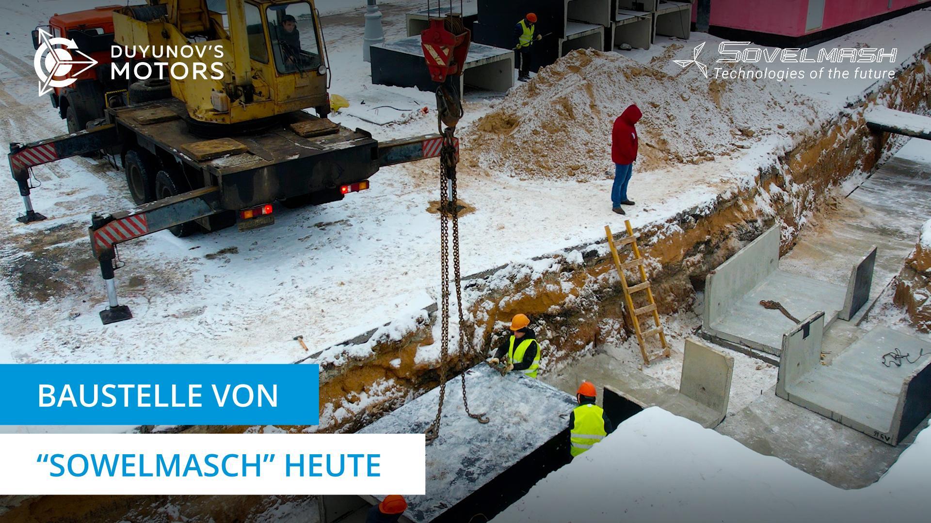 Montage der Innentrennwände und Arbeiten an den Versorgungsleitungen: Neues von der Baustelle