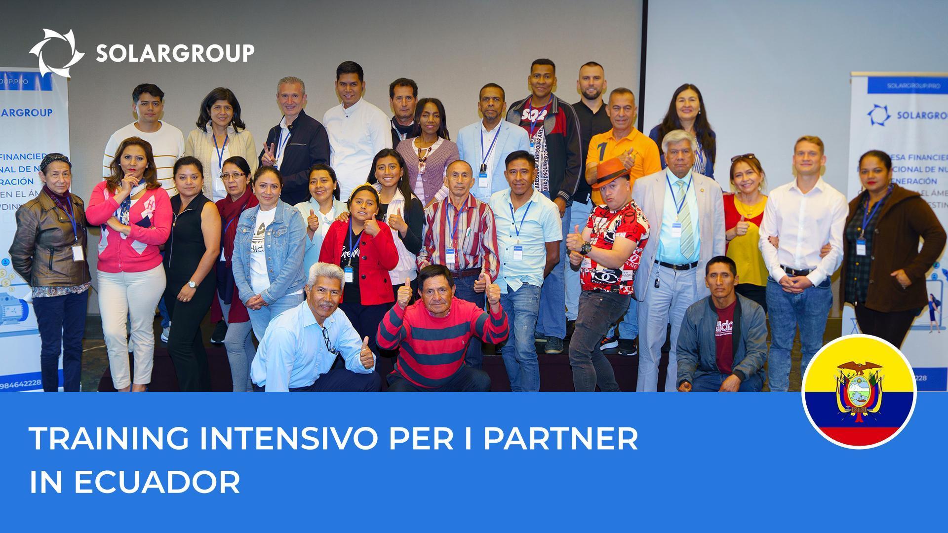 Formazione intensiva per i partner svoltasi con successo in Ecuador