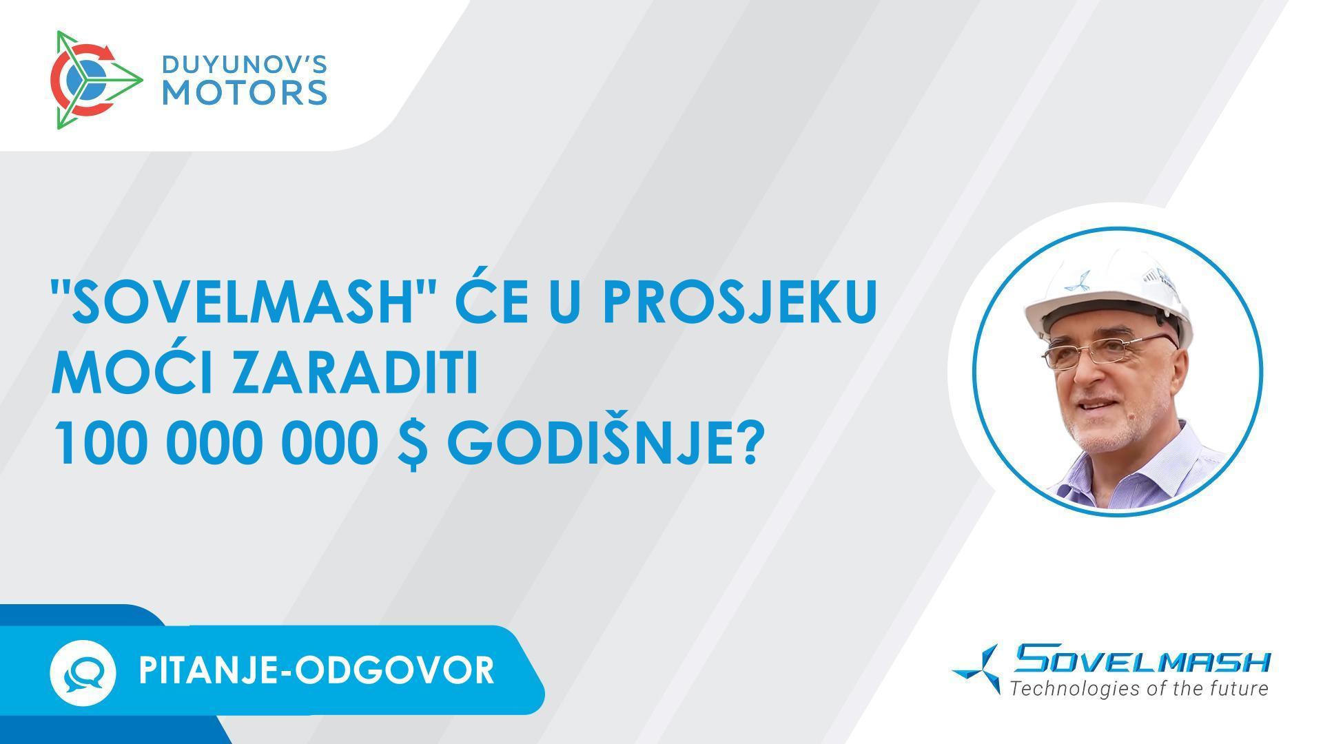 Pitanje-odgovor / Koliko može zaraditi PITC "Sovelmash"?