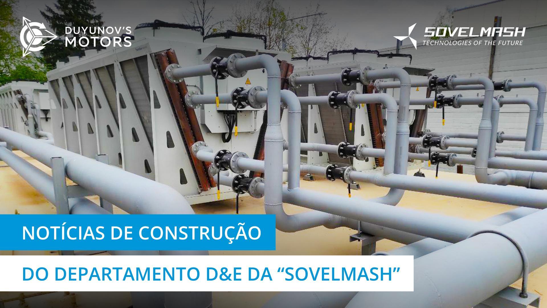 Galeria de fotos com uma visão geral do território de construção