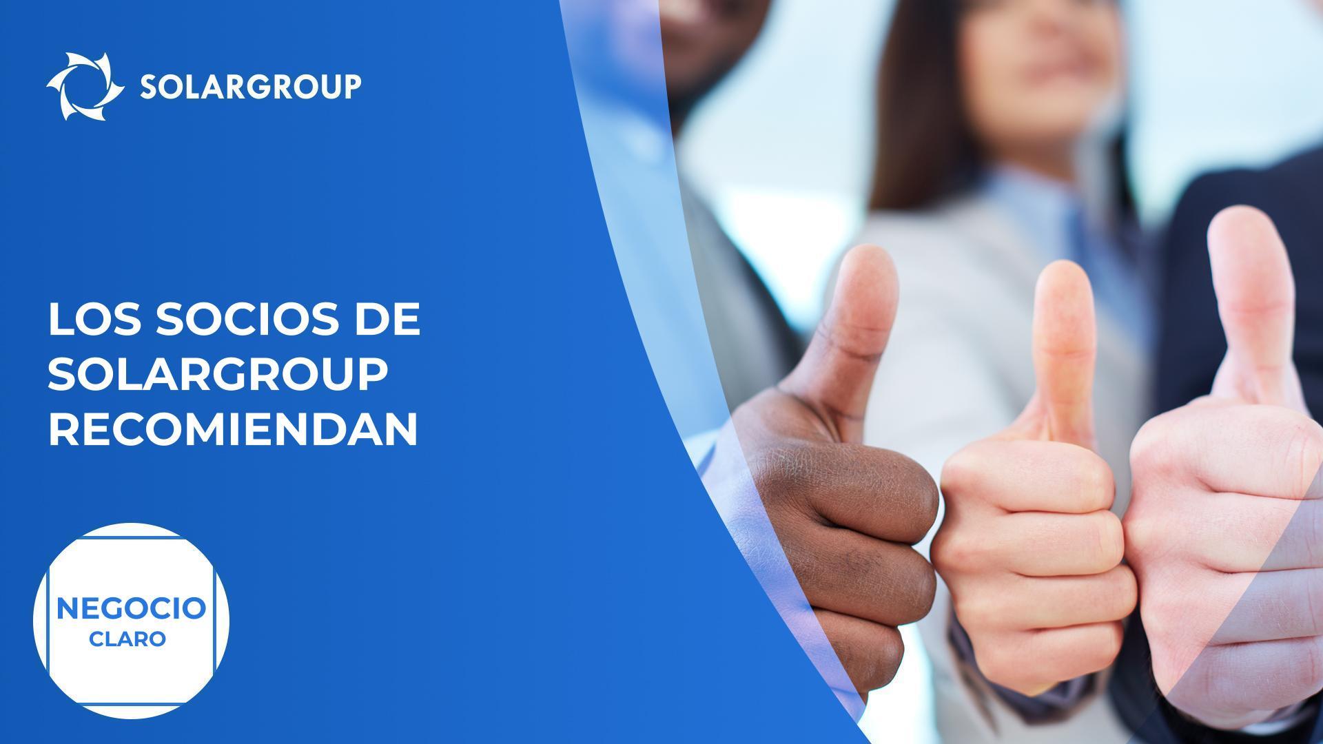 Los socios de SOLARGROUP recomiendan | Negocio claro