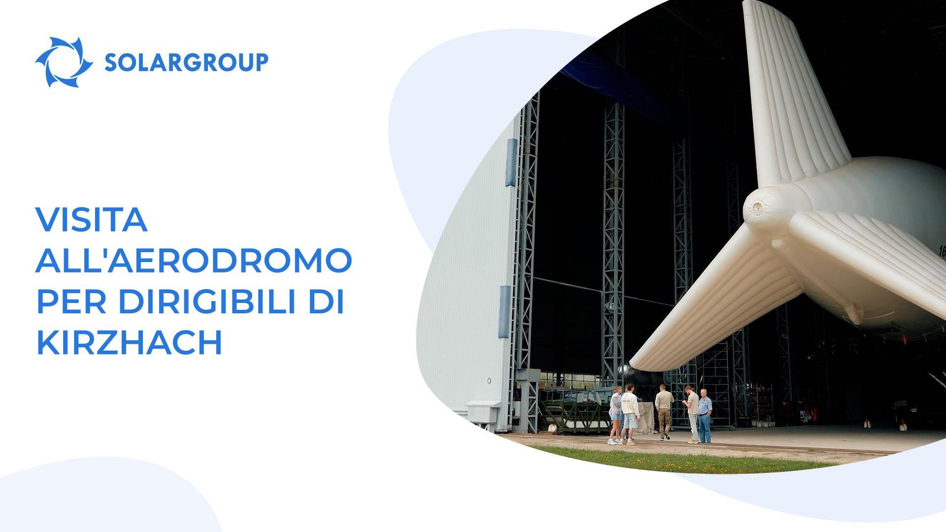 Prima visita all'aerodromo per dirigibili nella città di Kirzhach