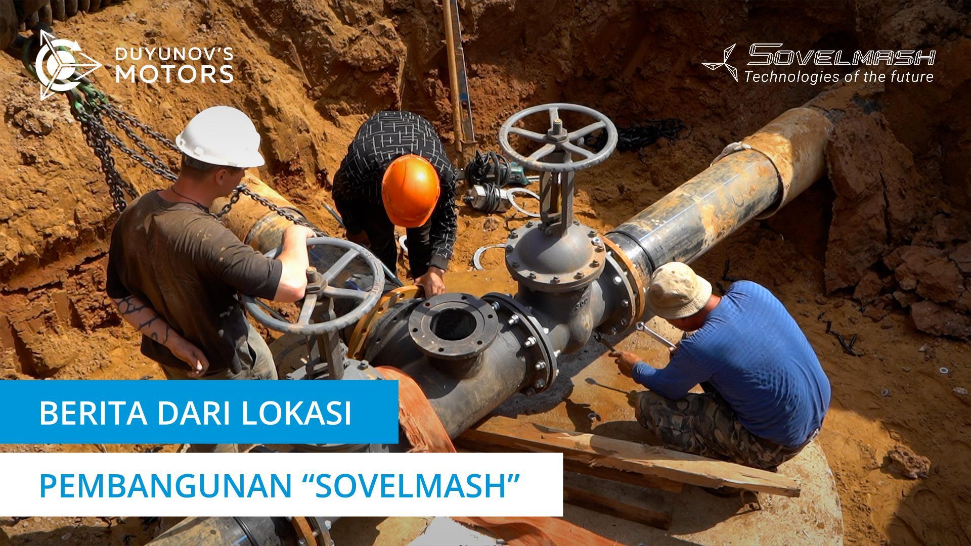 Hari bersih-bersih di D&E "Sovelmash", pemasangan ubin, pemasangan lift, dan pekerjaan lainnya