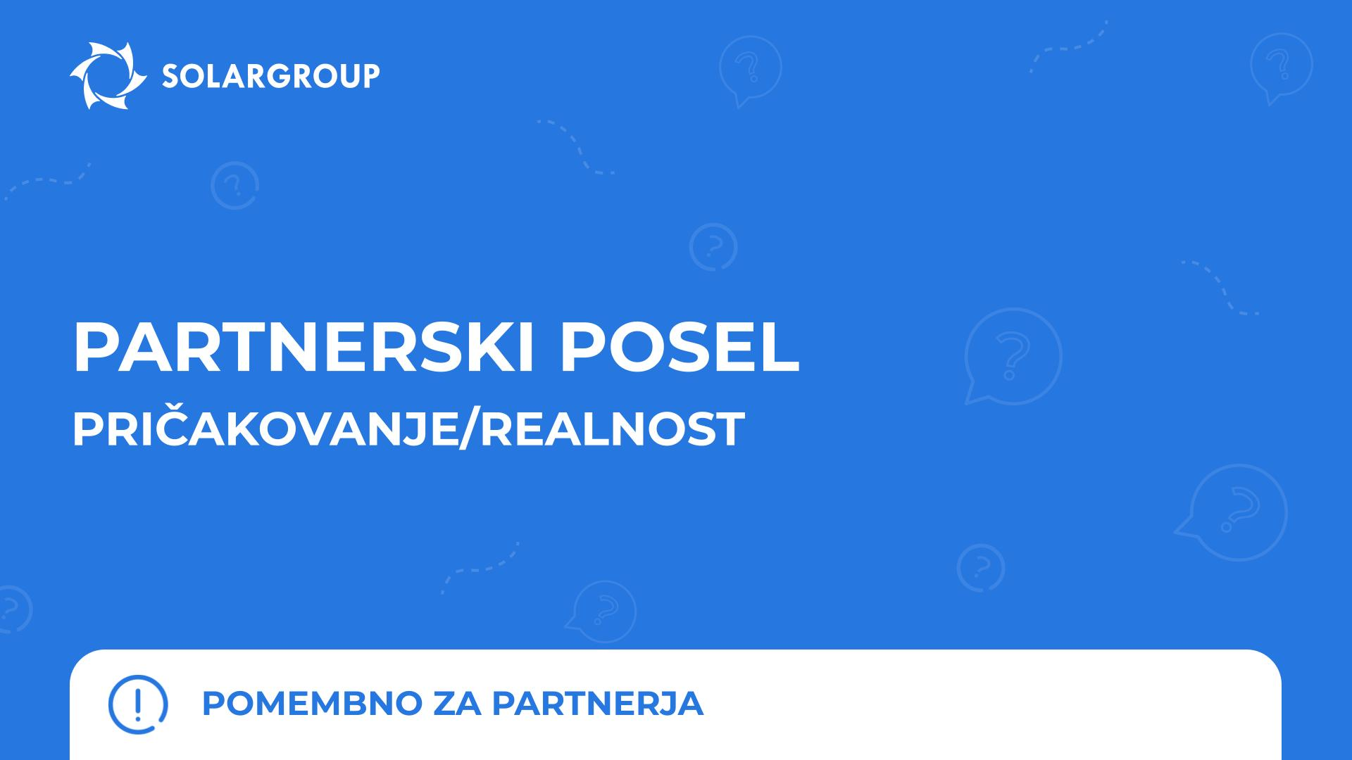 S kakšnim stereotipom o partnerstvu ste se srečali? | Pomembno za vašega partnerja