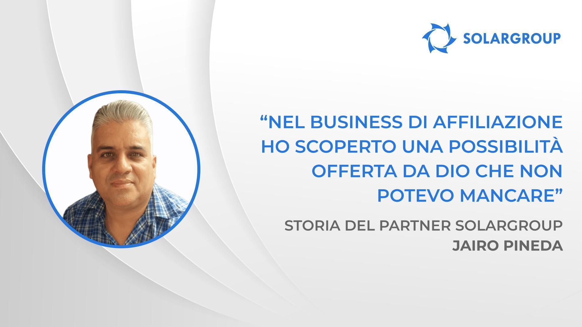 Ho preso questo progetto come una risposta di Dio