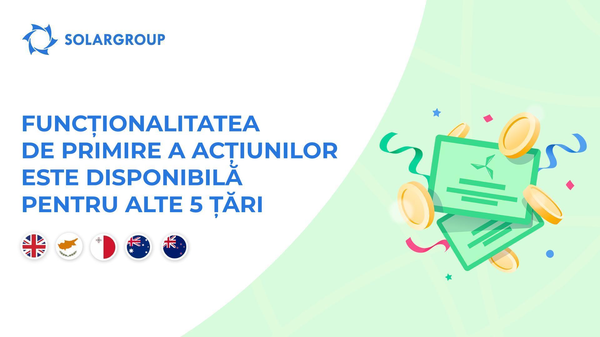 Oferim acces la funcționalitate în țările: Regatul Unit, Cipru, Malta, Australia și Noua Zeelandă