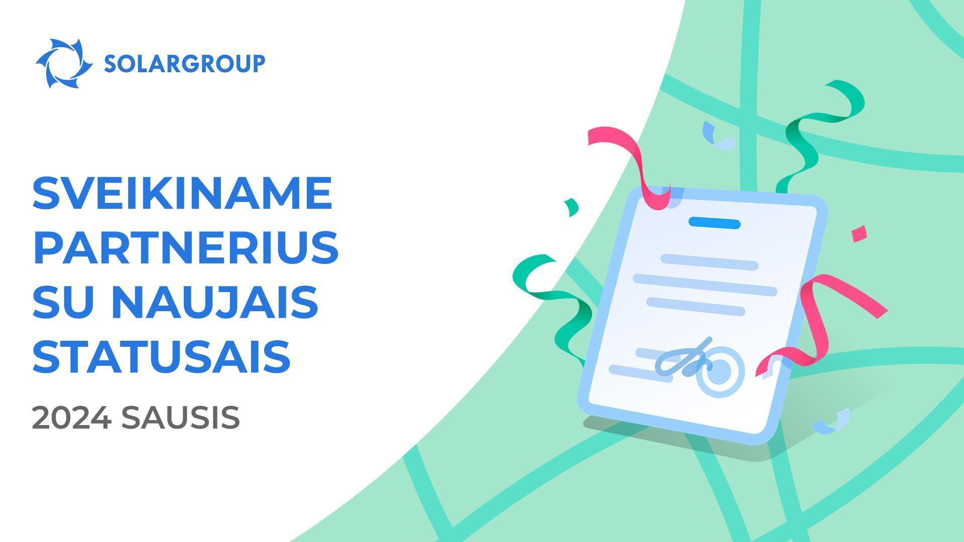 Sveikiname partnerius su naujais statusais! 👏