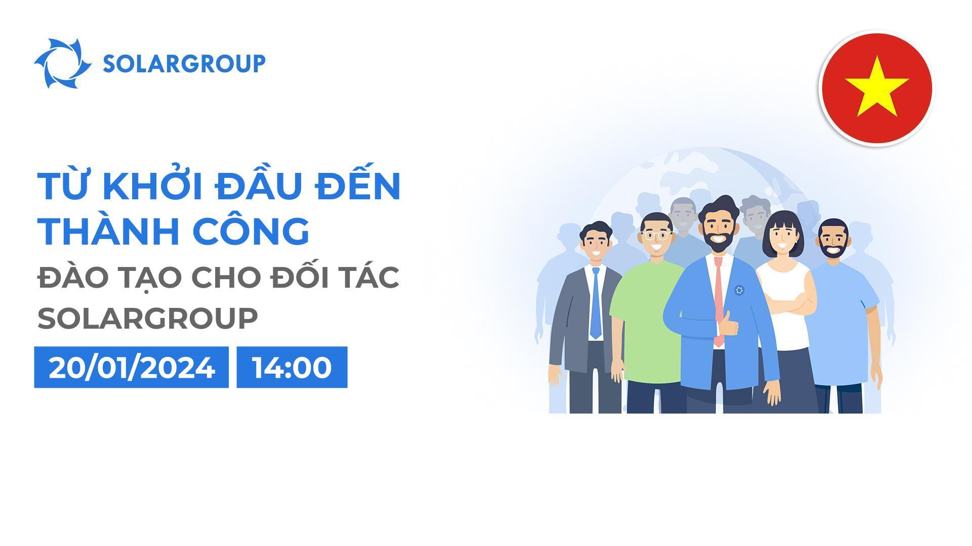 Từ khởi đầu đến thành công: đào tạo cho đối tác SOLARGROUP