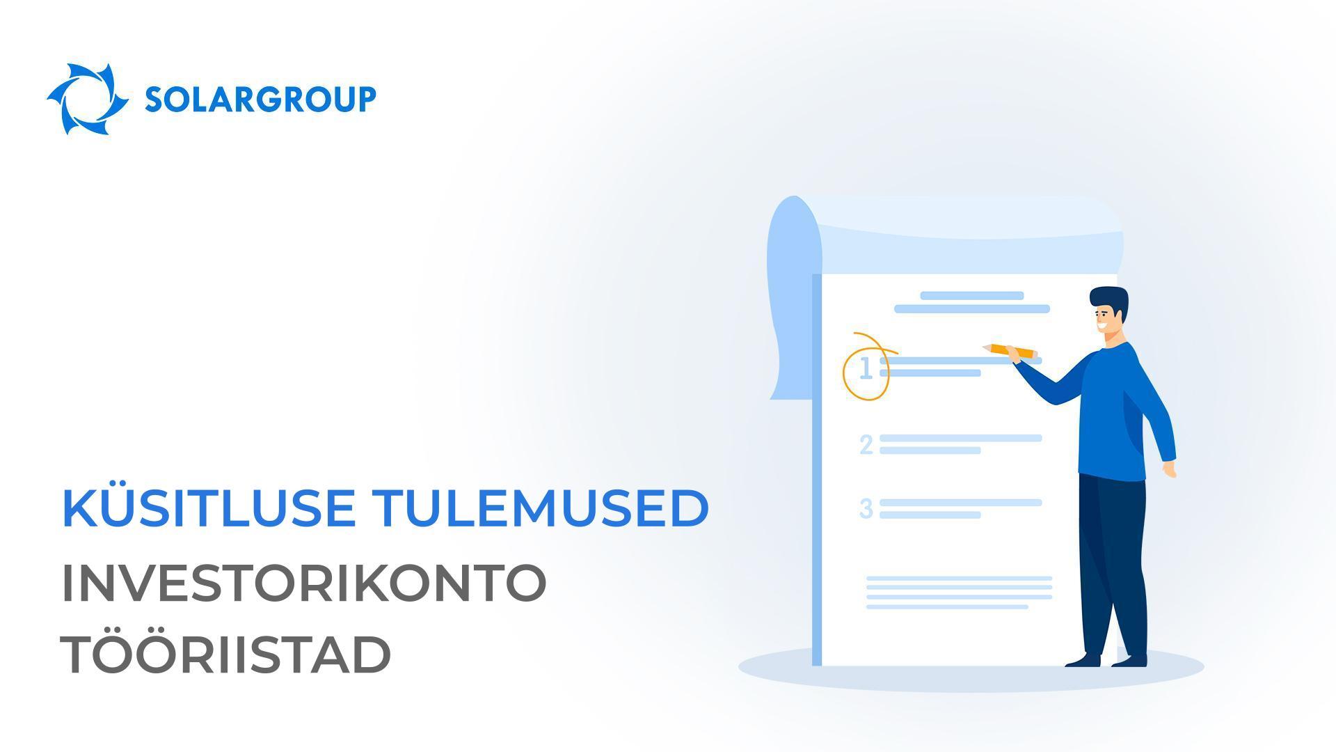 Investorikonto tööriistade küsitluse tulemused