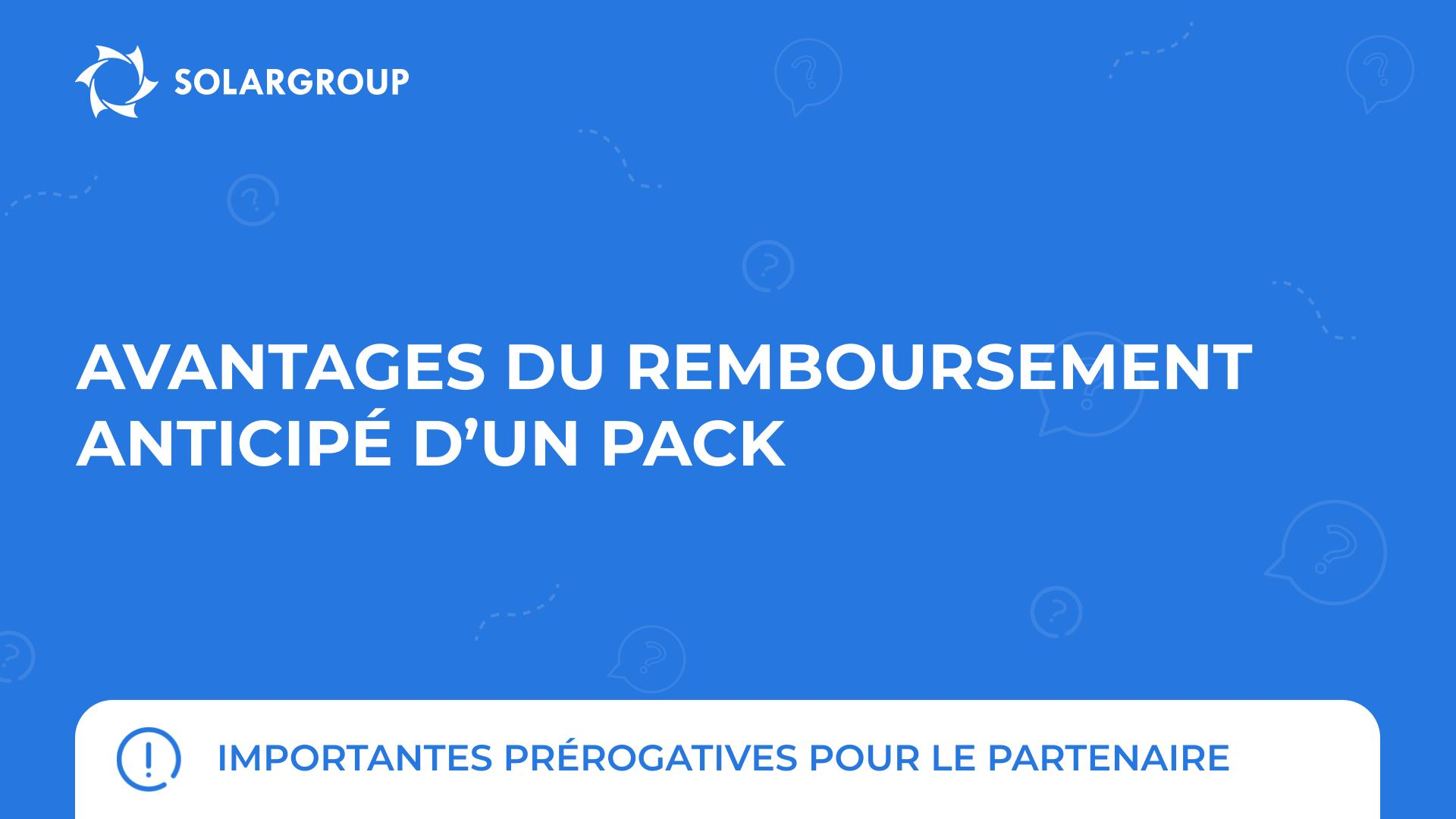 Personne ne vous en parlera dans un webinaire | Importantes prérogatives pour le partenaire