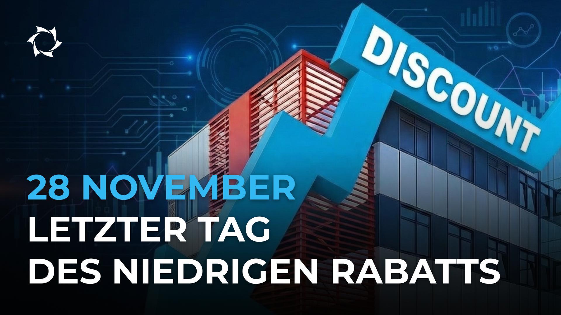 Am 29. November erhöht sich der Preis eines Anteils am Projekt «Duyunov-Motoren» um bis zu 30 %