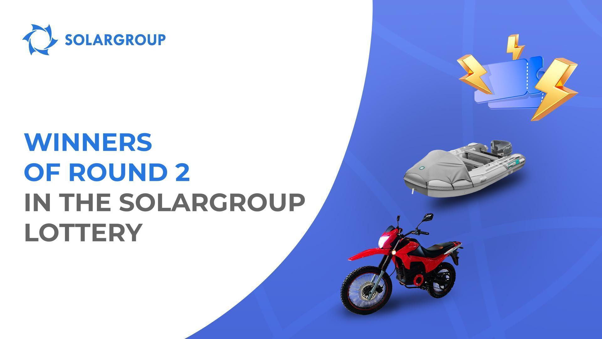 Congratulations to the winners of round 2 in the lottery!