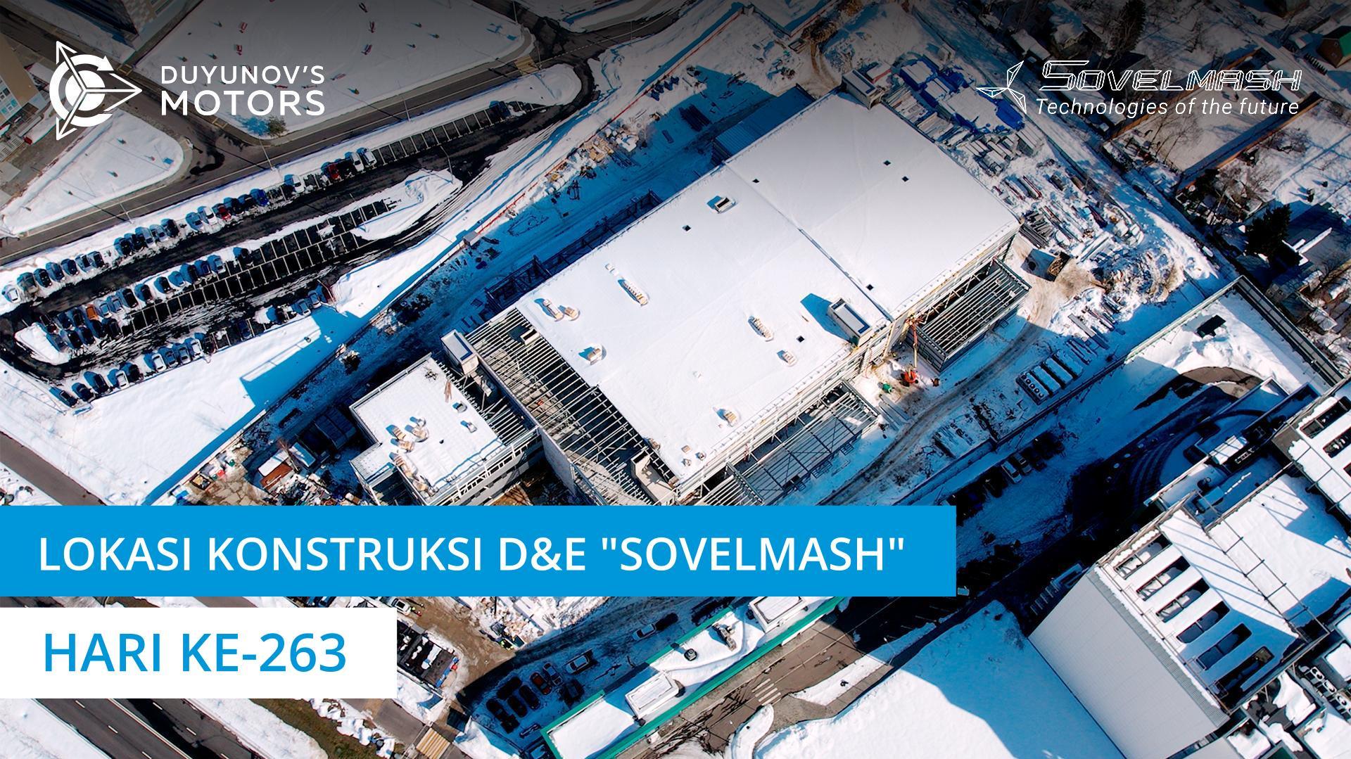 Konstruksi D&E "Sovelmash": tahap pekerjaan yang baru - pemasangan jendela