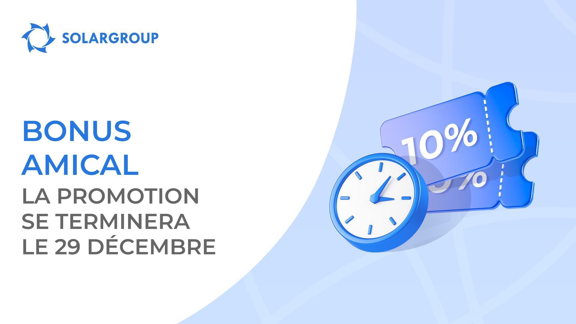 Dépêchez-vous d'obtenir les codes promotionnels pour 10% de parts en bonus !