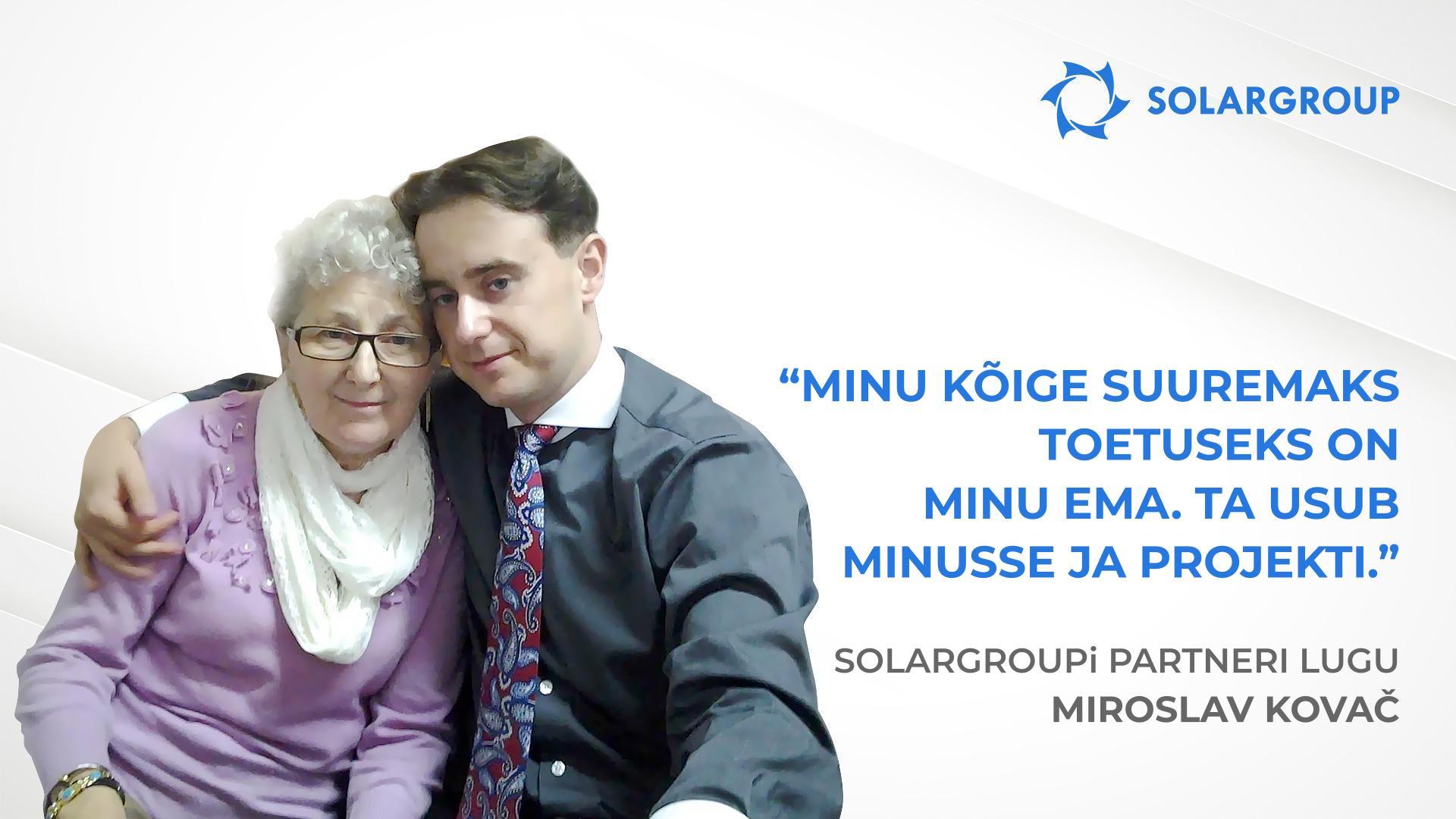 Projekt, mis teeb õnnelikuks | Partneri Miroslav Kovači lugu