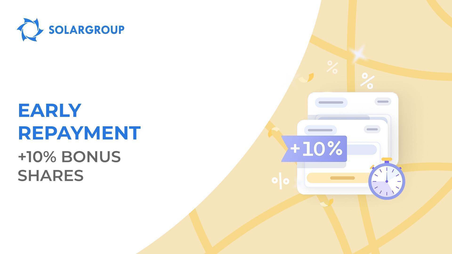 Get bonus shares until December 31