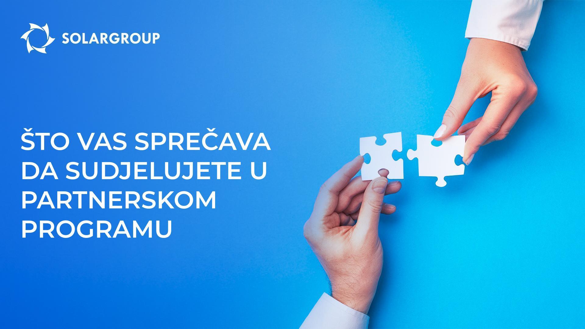 Što vas sprečava da sudjelujete u partnerskom programu
