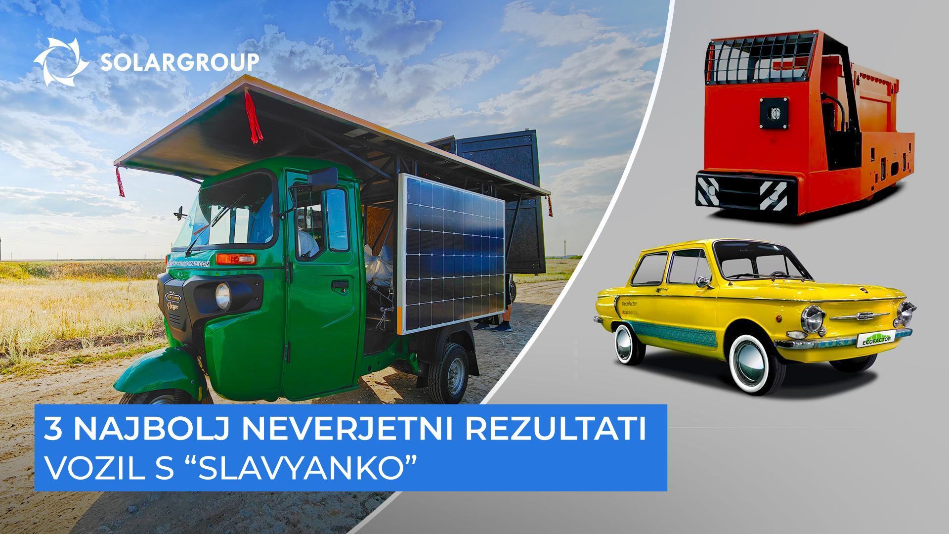 Oprema s "Slavyanko", ki je dejansko presenetila