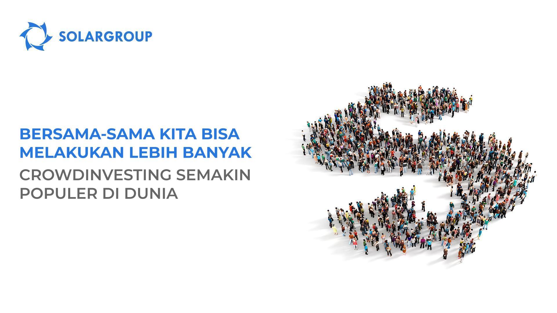 Crowdinvesting semakin populer di dunia