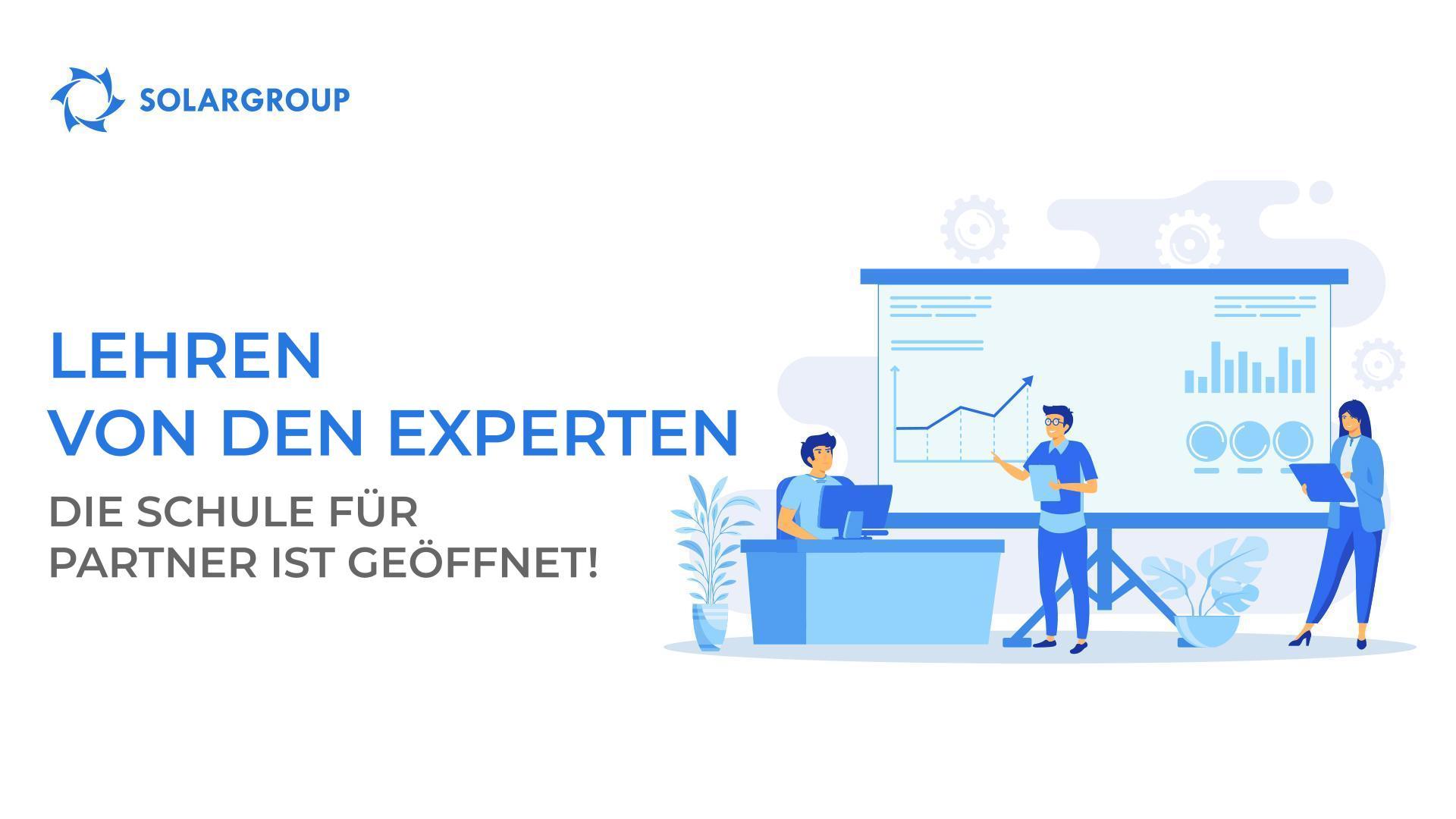 Lehren von den Experten: die Schule für Partner ist geöffnet!