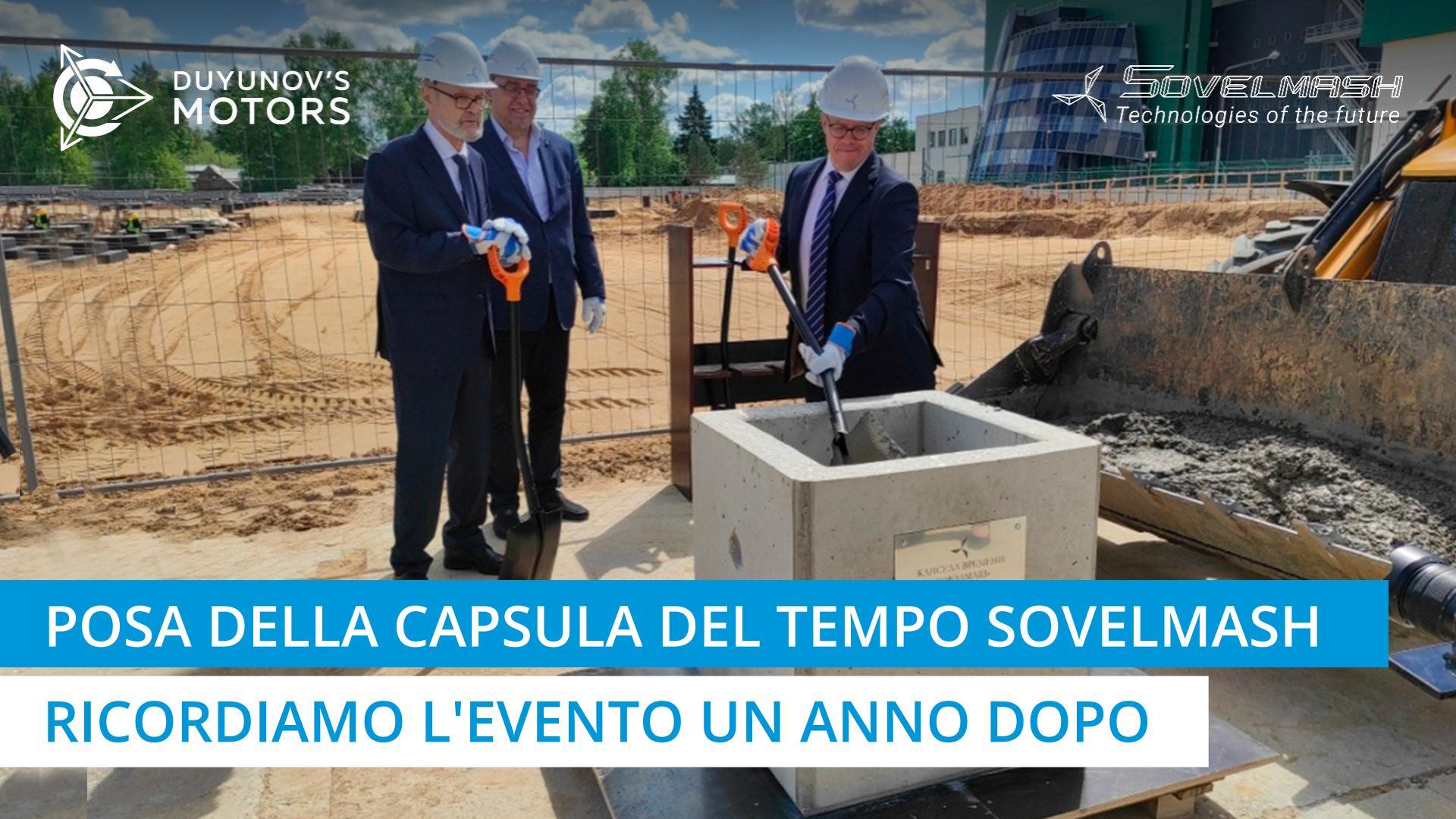 Posa della capsula del tempo Sovelmash: ricordiamo l'evento un anno dopo