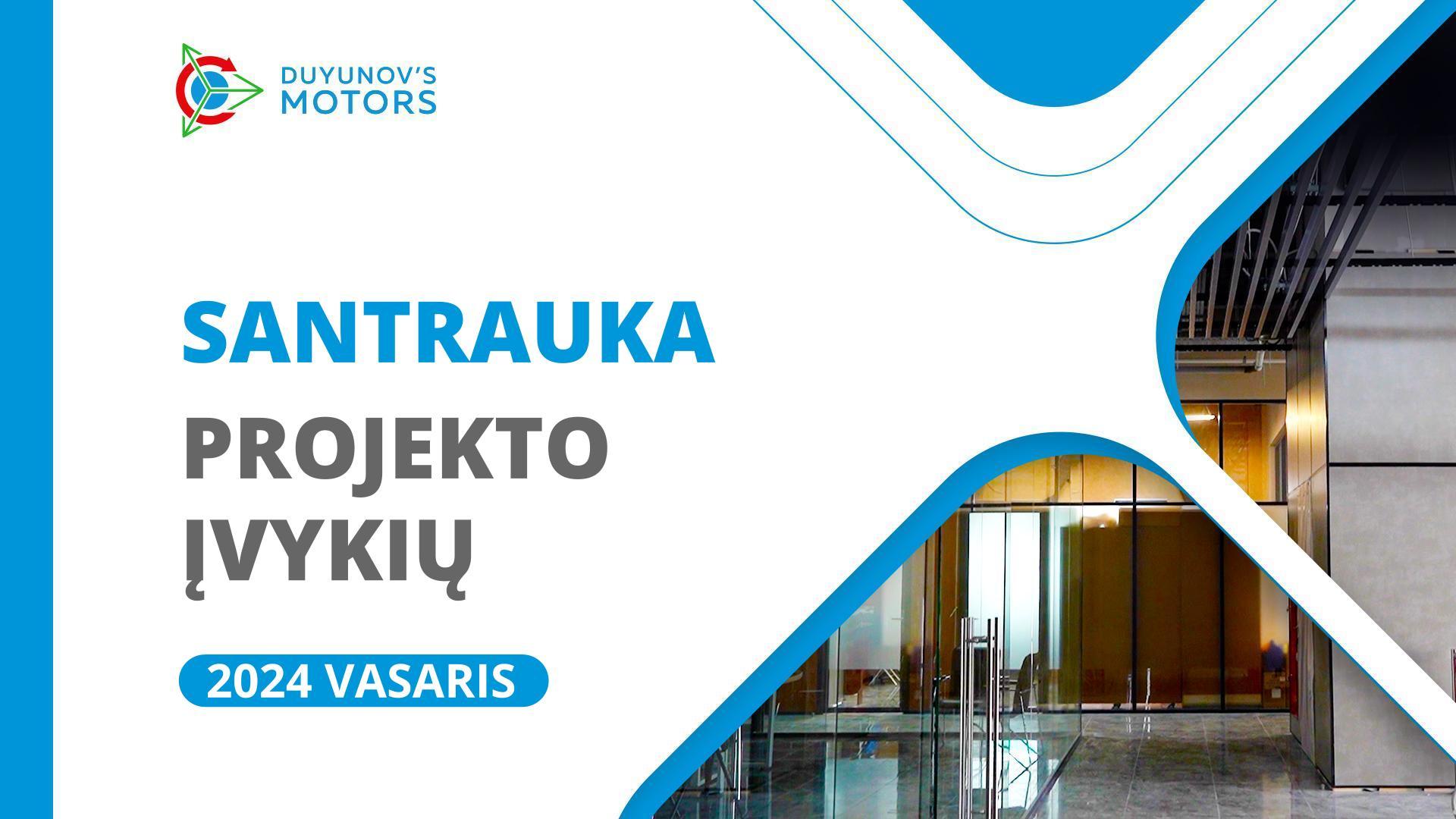 Pagrindiniai projekto įvykiai vasario mėnesį