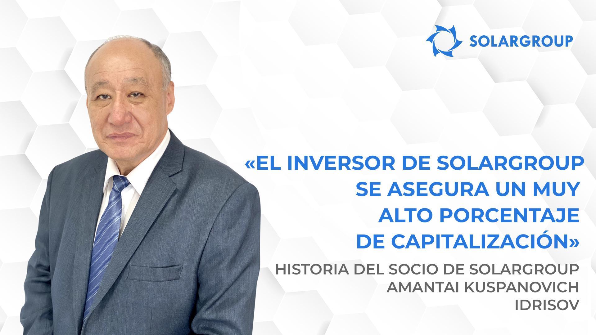 Al invitar a las personas, siempre comparto mi experiencia personal | Historia del socio de SOLARGROUP Amantai Kuspanovich Idrisov