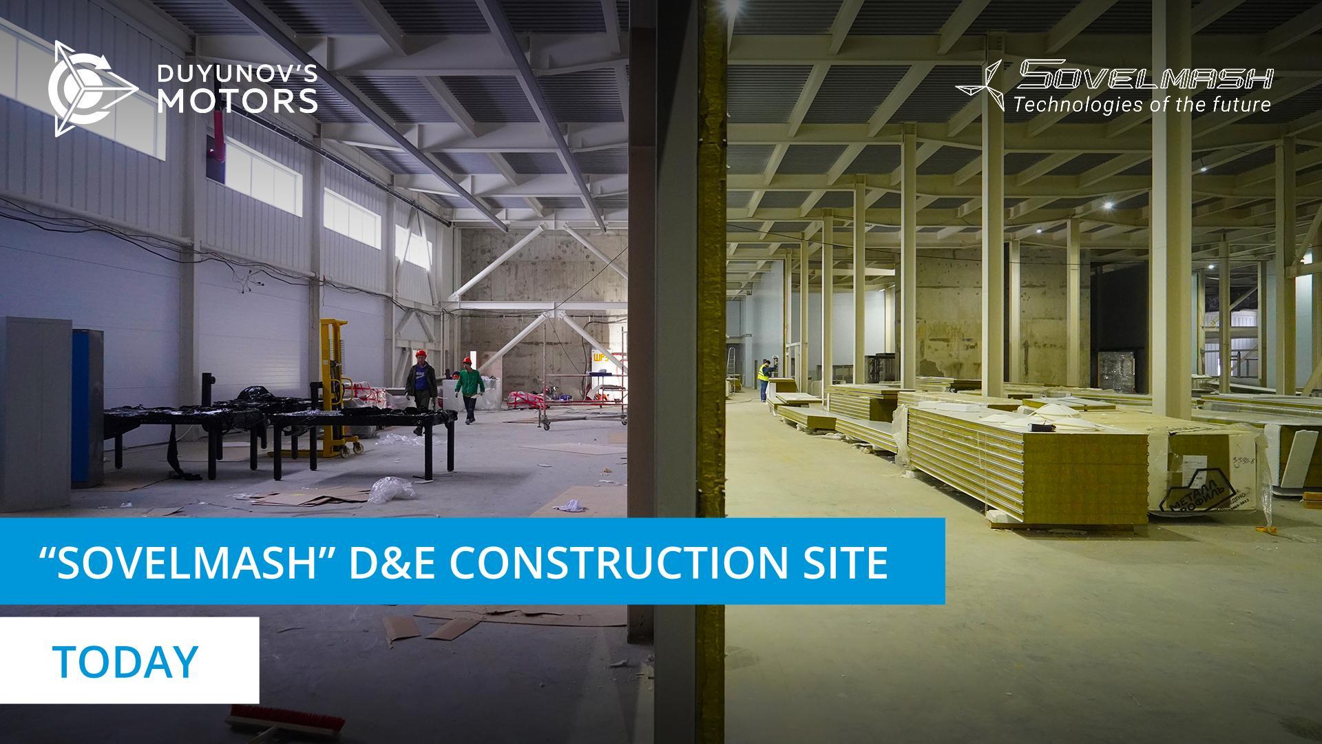 "Sovelmash" construction site today