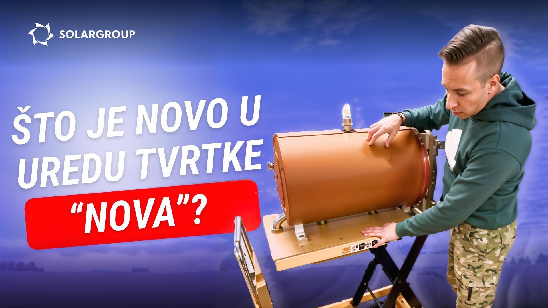 Nova oprema?! Što se događa u uredu tvrtke "Nova" nakon webinara o zračnim brodovima