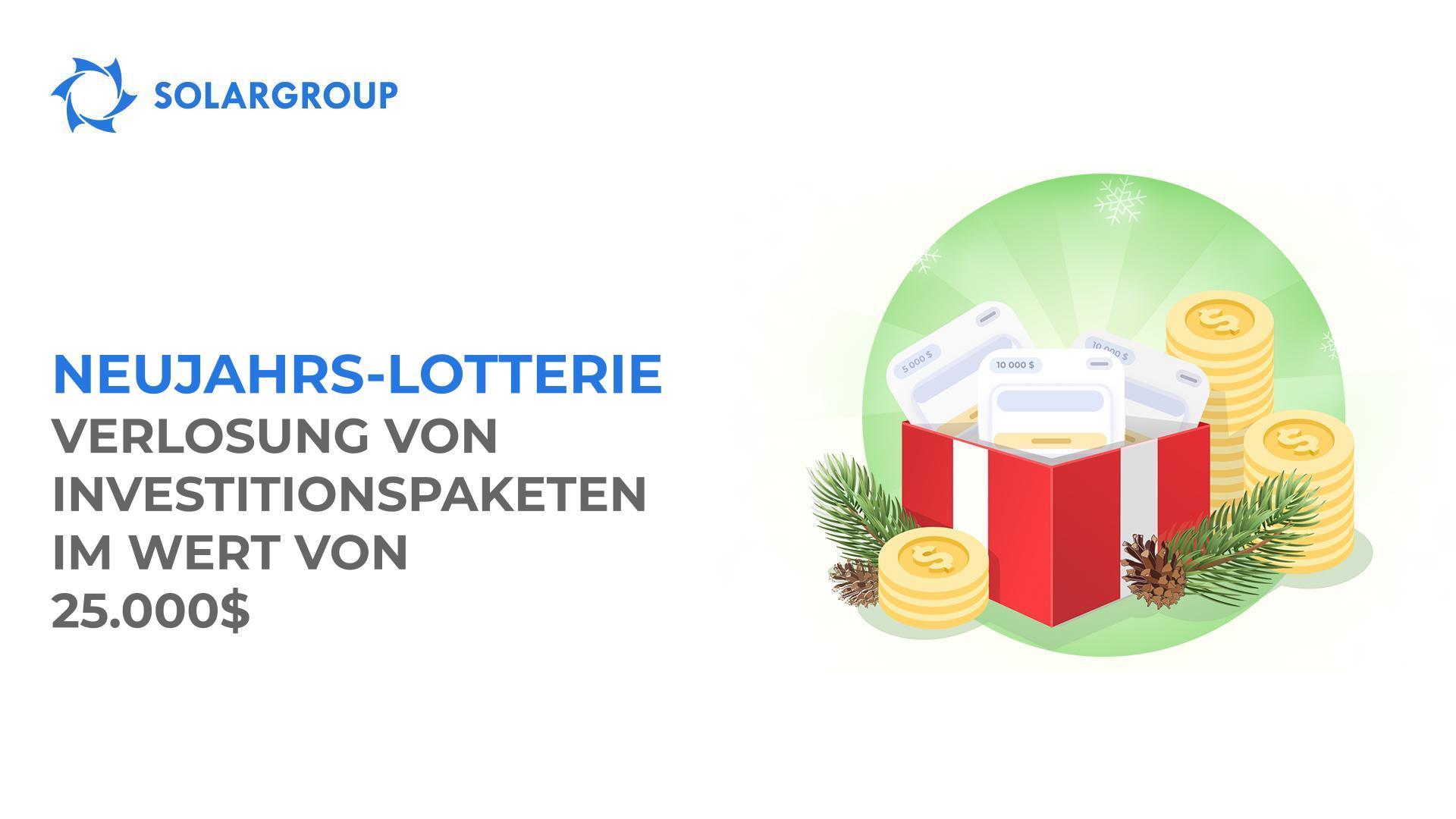 Gewinnen Sie ein Investitionspaket im Wert von bis zu 15.000$