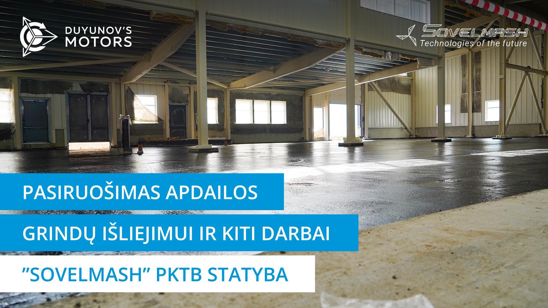 Pasiruošimas apdailos grindų išliejimui ir kiti darbai | „Sovelmash“ PKTB statyba