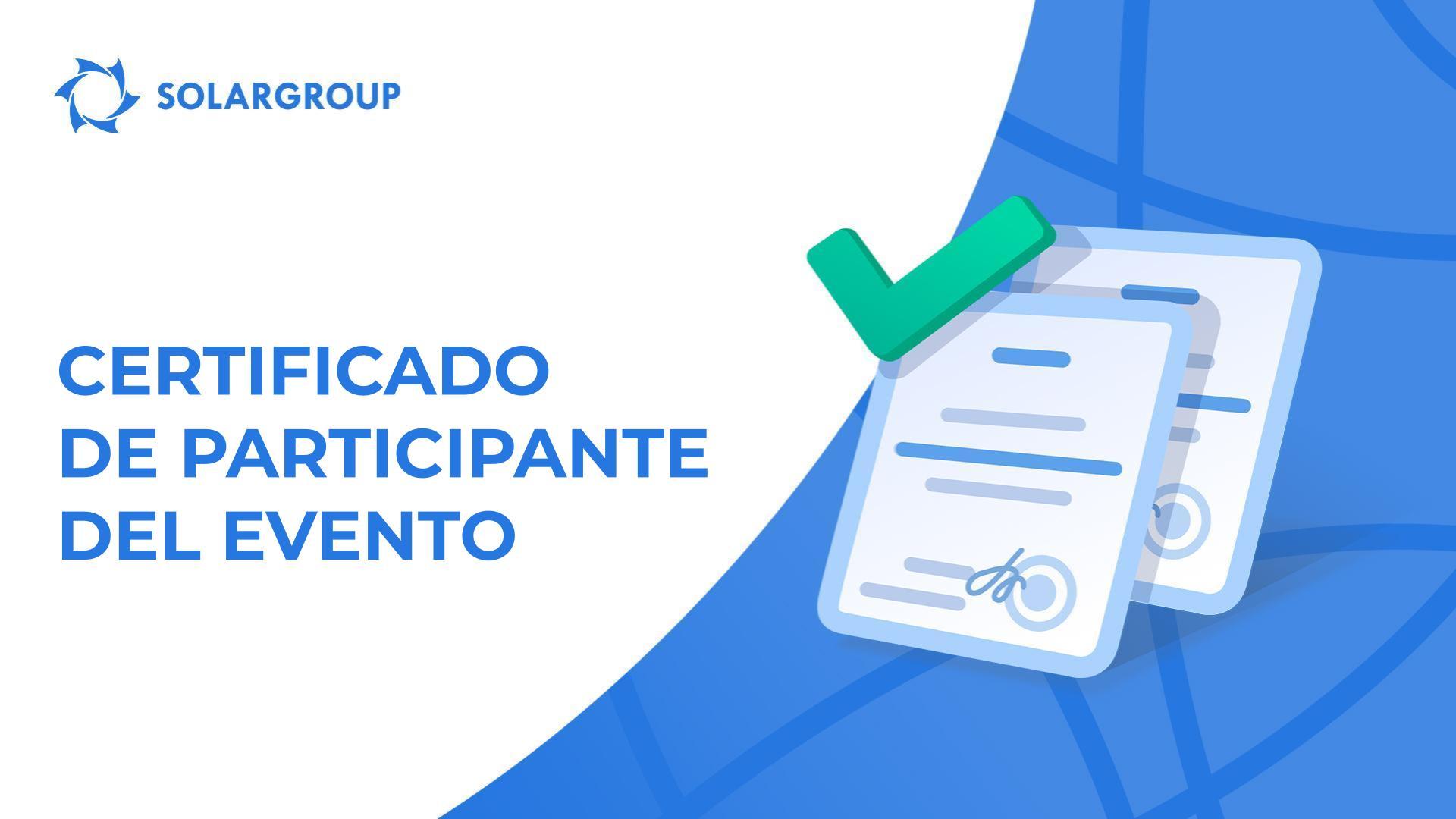 Tu certificado: ¡gracias por participar!