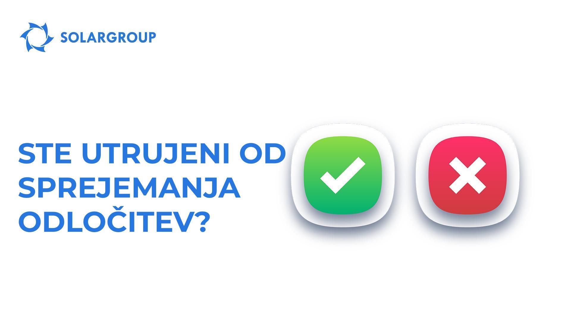 Ste utrujeni od sprejemanja odločitev?