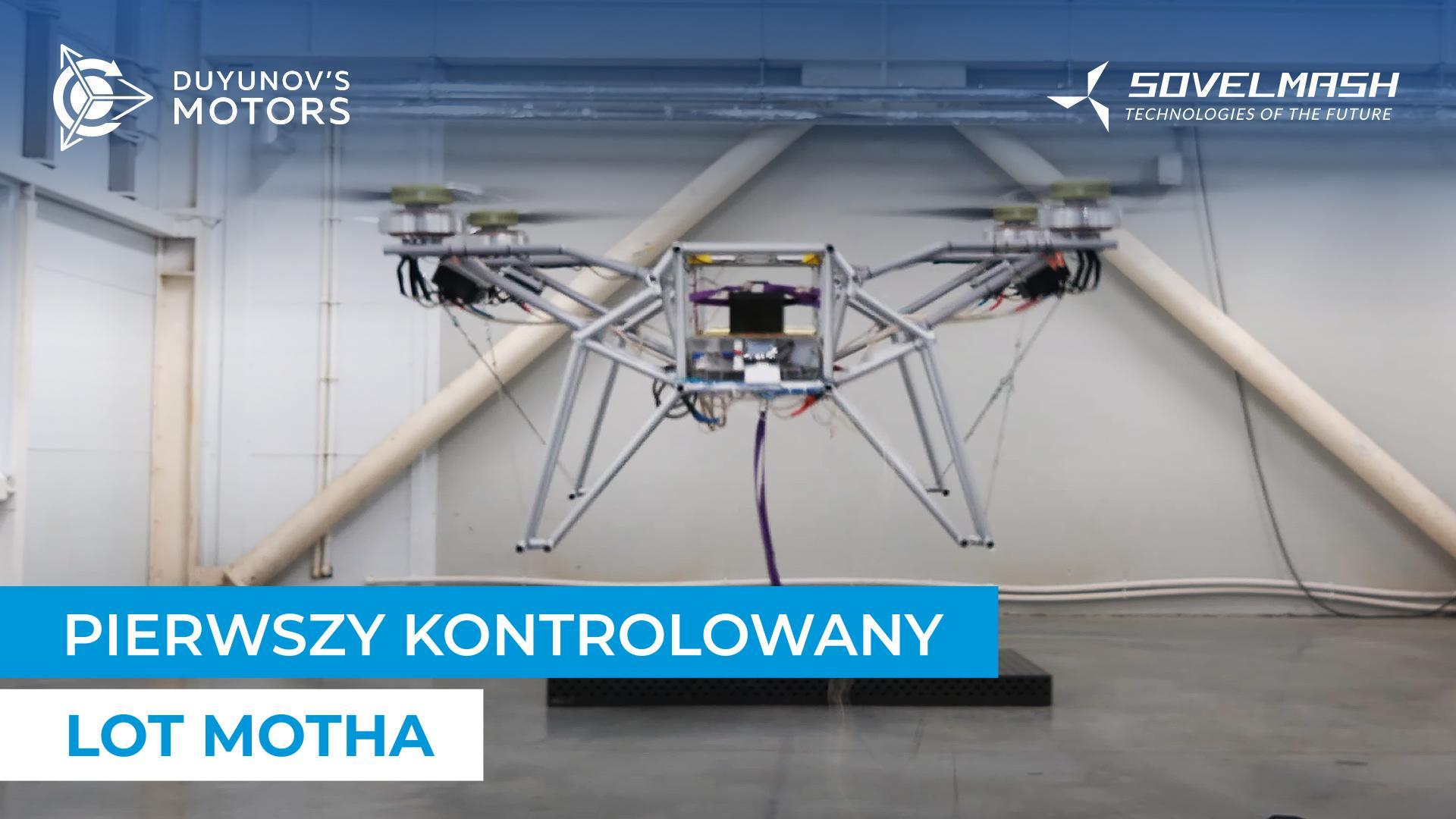 Historyczne wydarzenie: dron Moth po raz pierwszy wzbił się w powietrze!