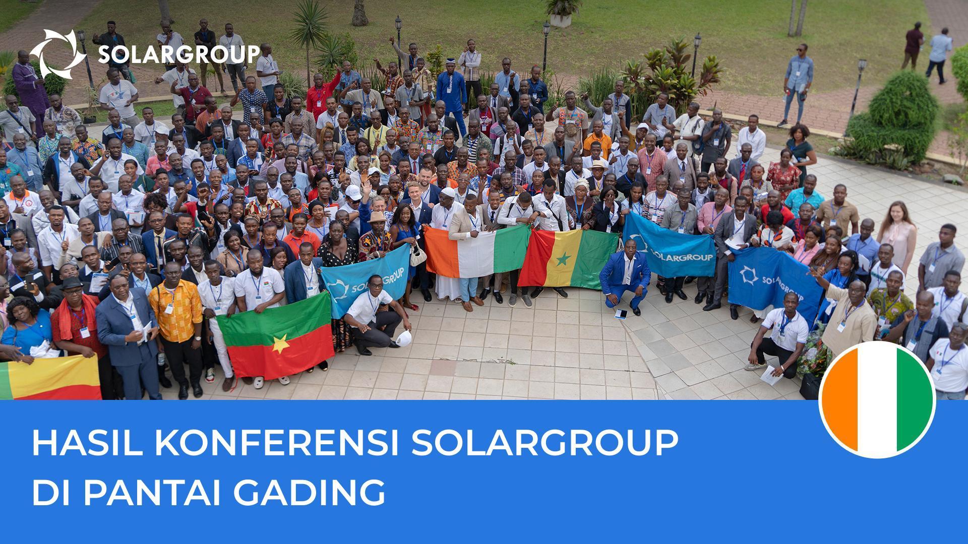 Berskala internasional dan bercita rasa Afrika: Konferensi SOLARGROUP di Pantai Gading